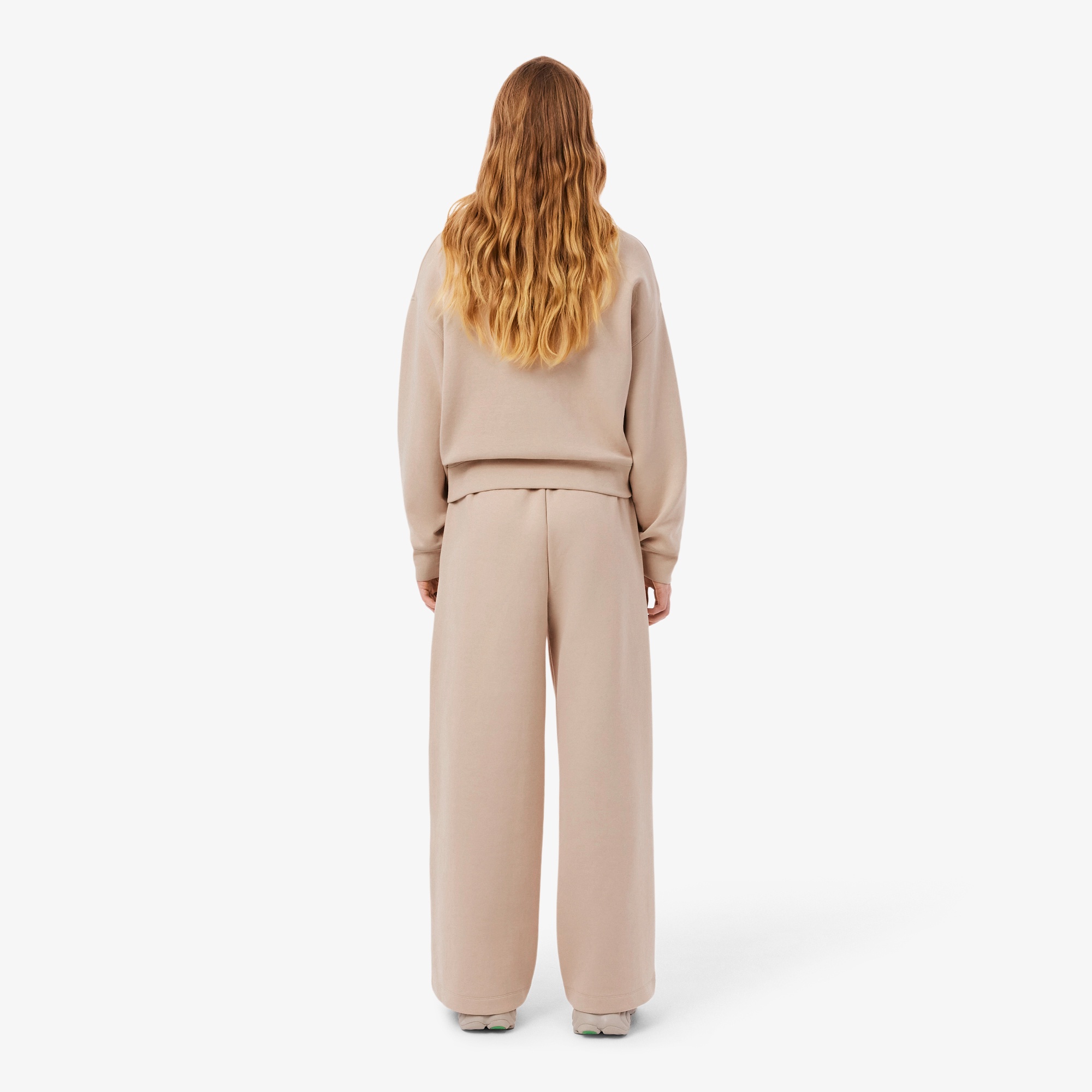 ワイドレッグスムーススウェットトラックパンツ