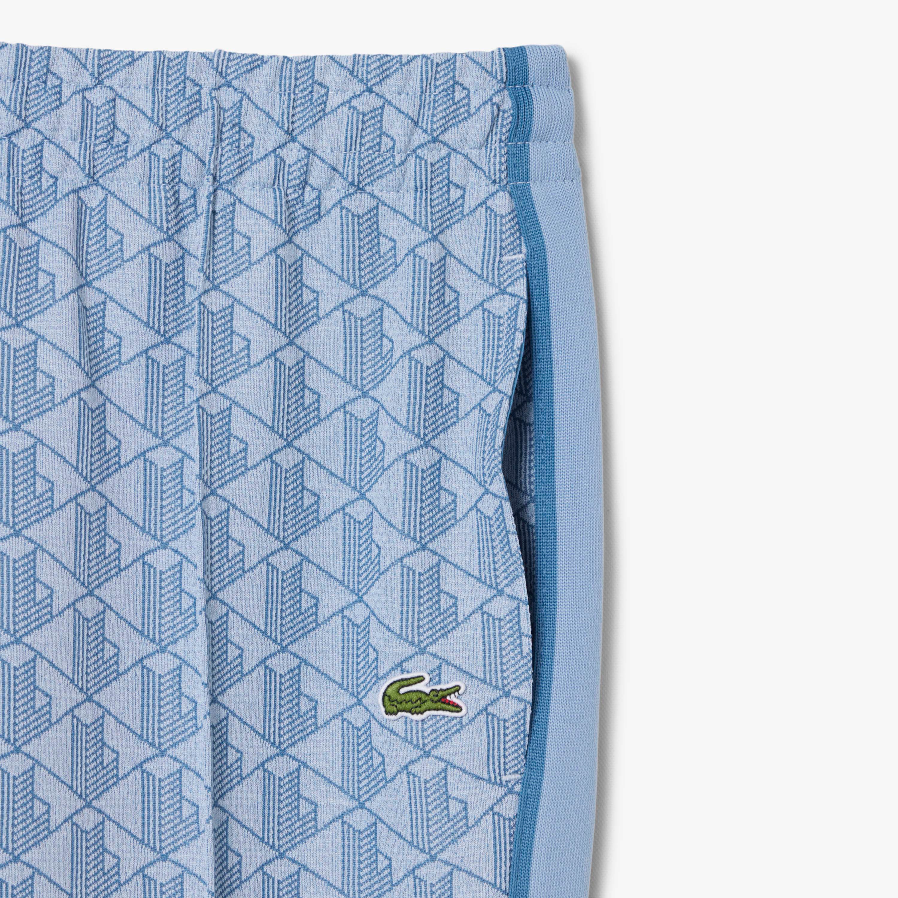 サイドテーピングモノグラムジャカードトラックパンツ