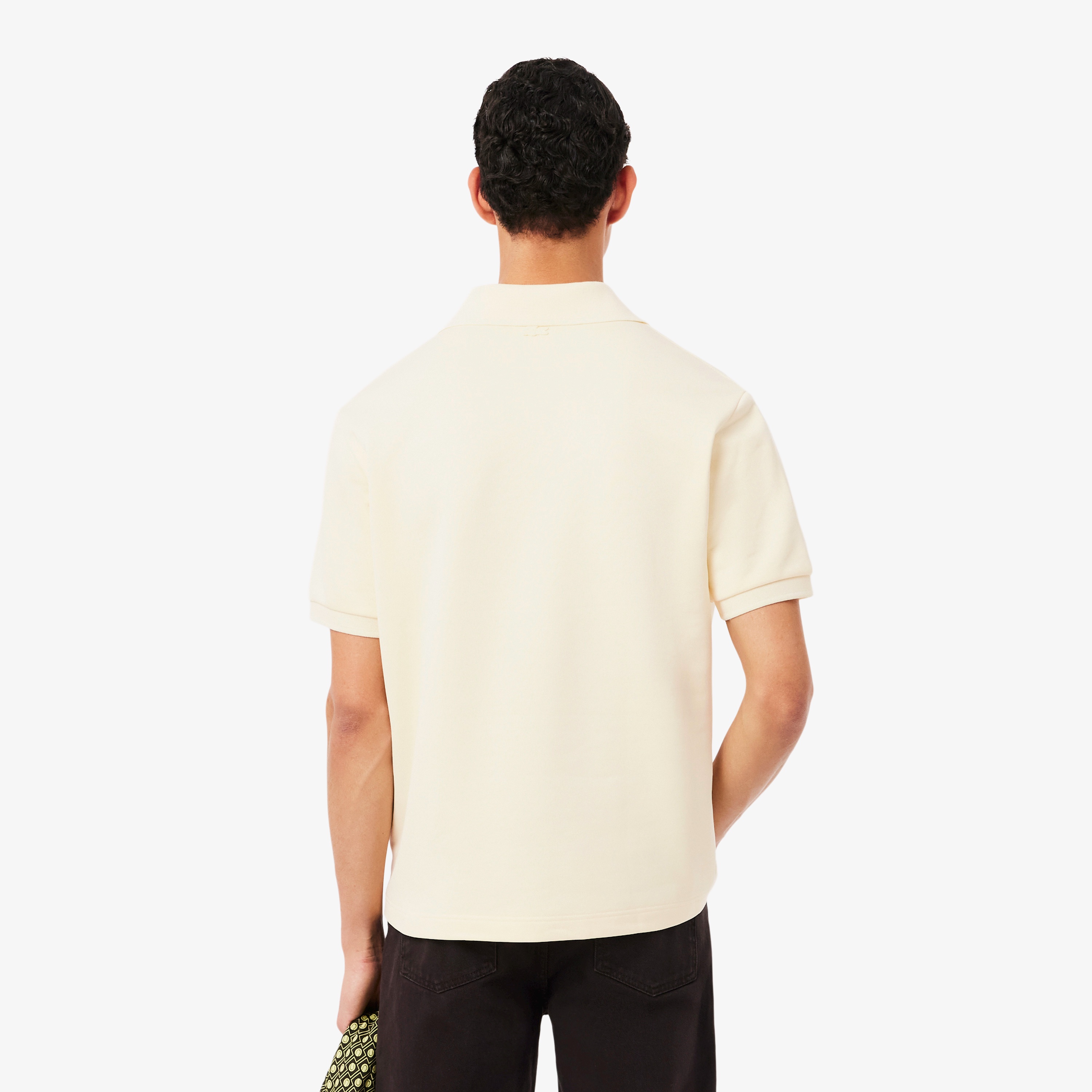 ルーズフィットフリースポロシャツ