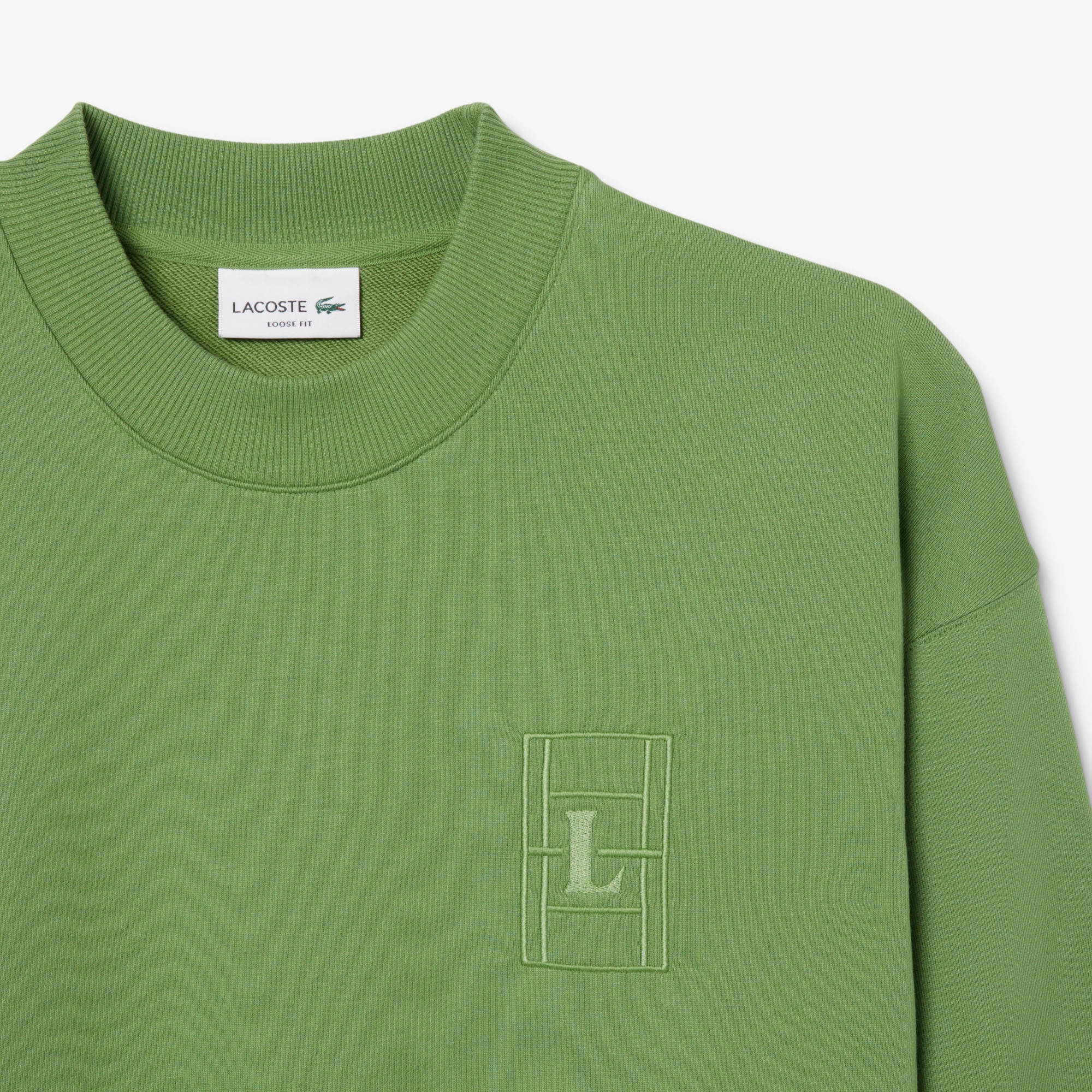 コートステッチクルーネックスウェット