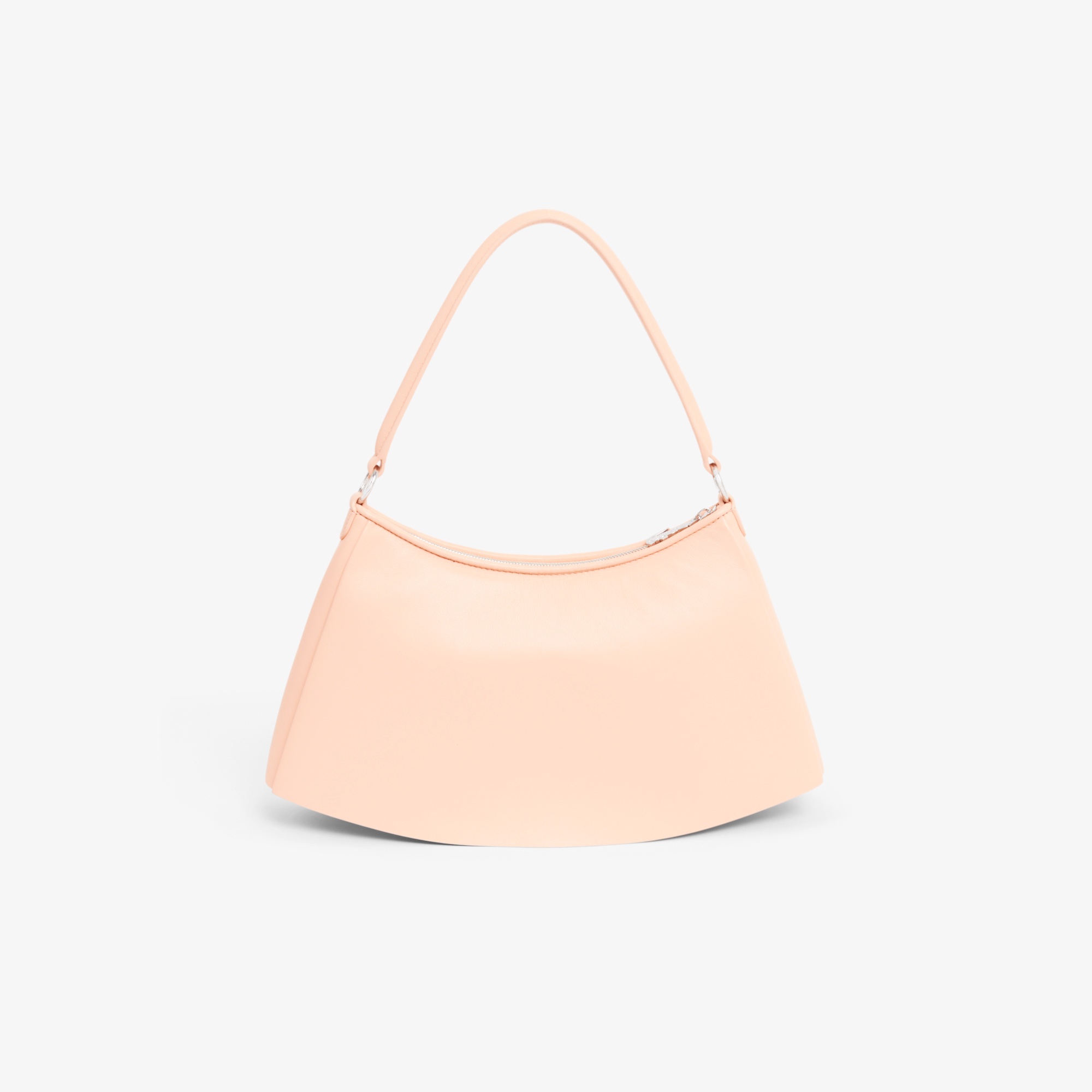 ランラン レザープリーツショルダーバッグ