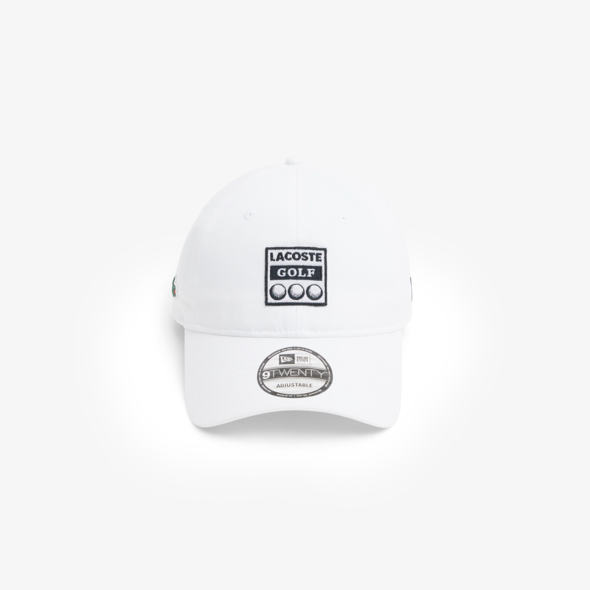 ラコステ×ニューエラ 9TWENTY アーカイブゴルフワッペンキャップ