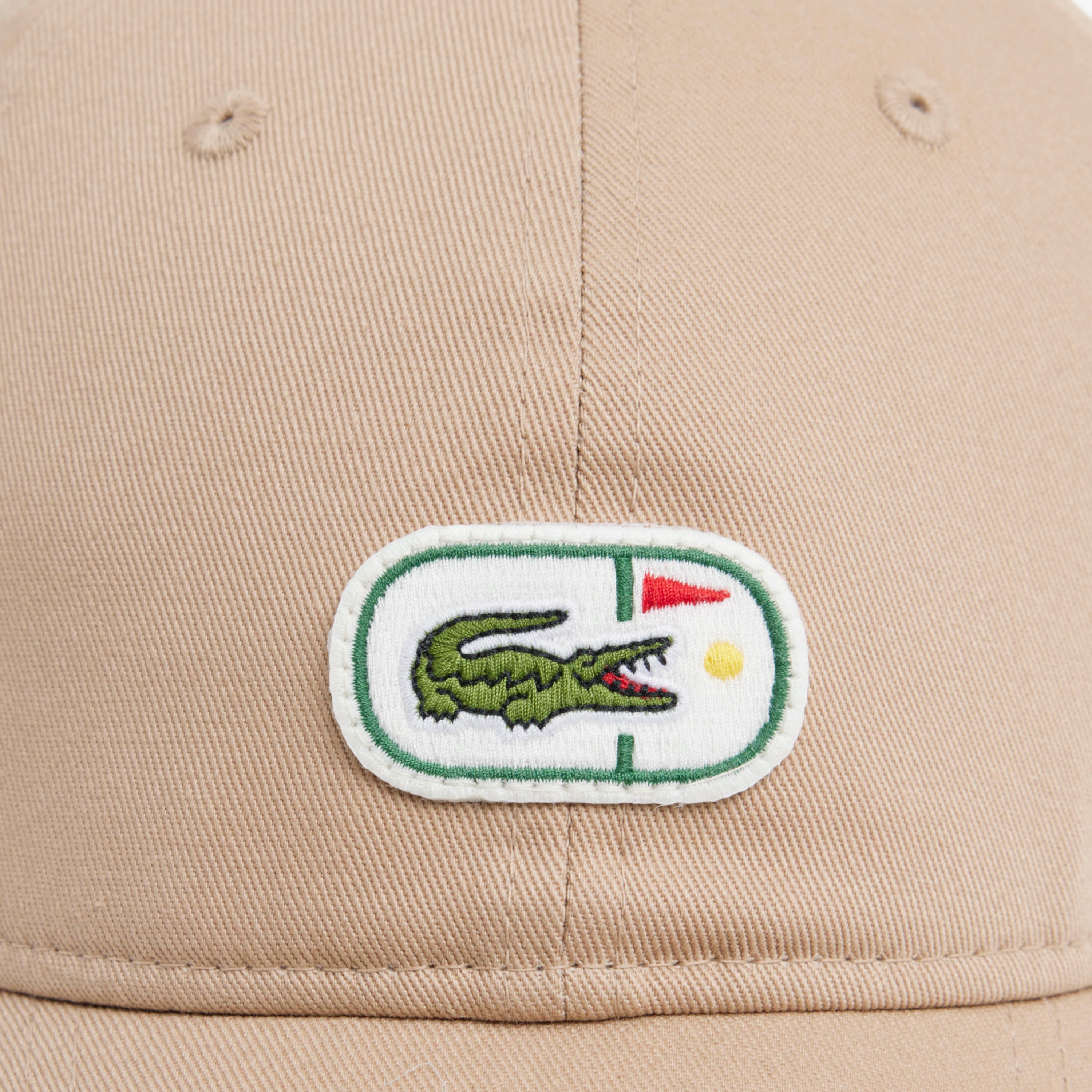 ラコステ×ニューエラ 9TWENTY ゴルフ&ワニロゴワッペンキャップ