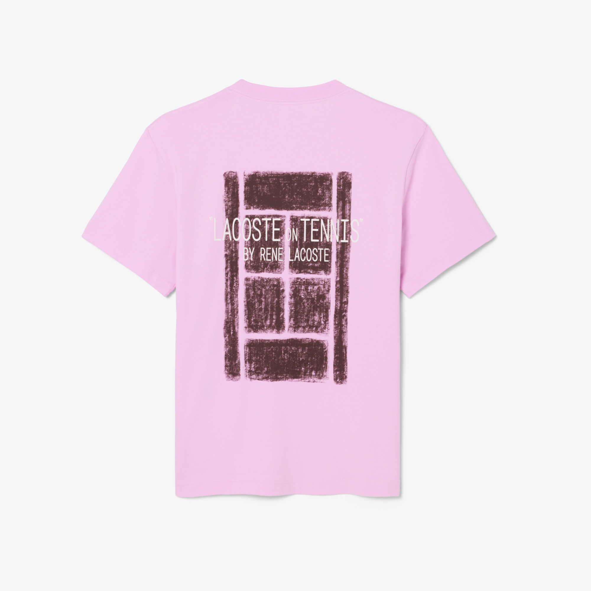 テニスコートバックプリントTシャツ
