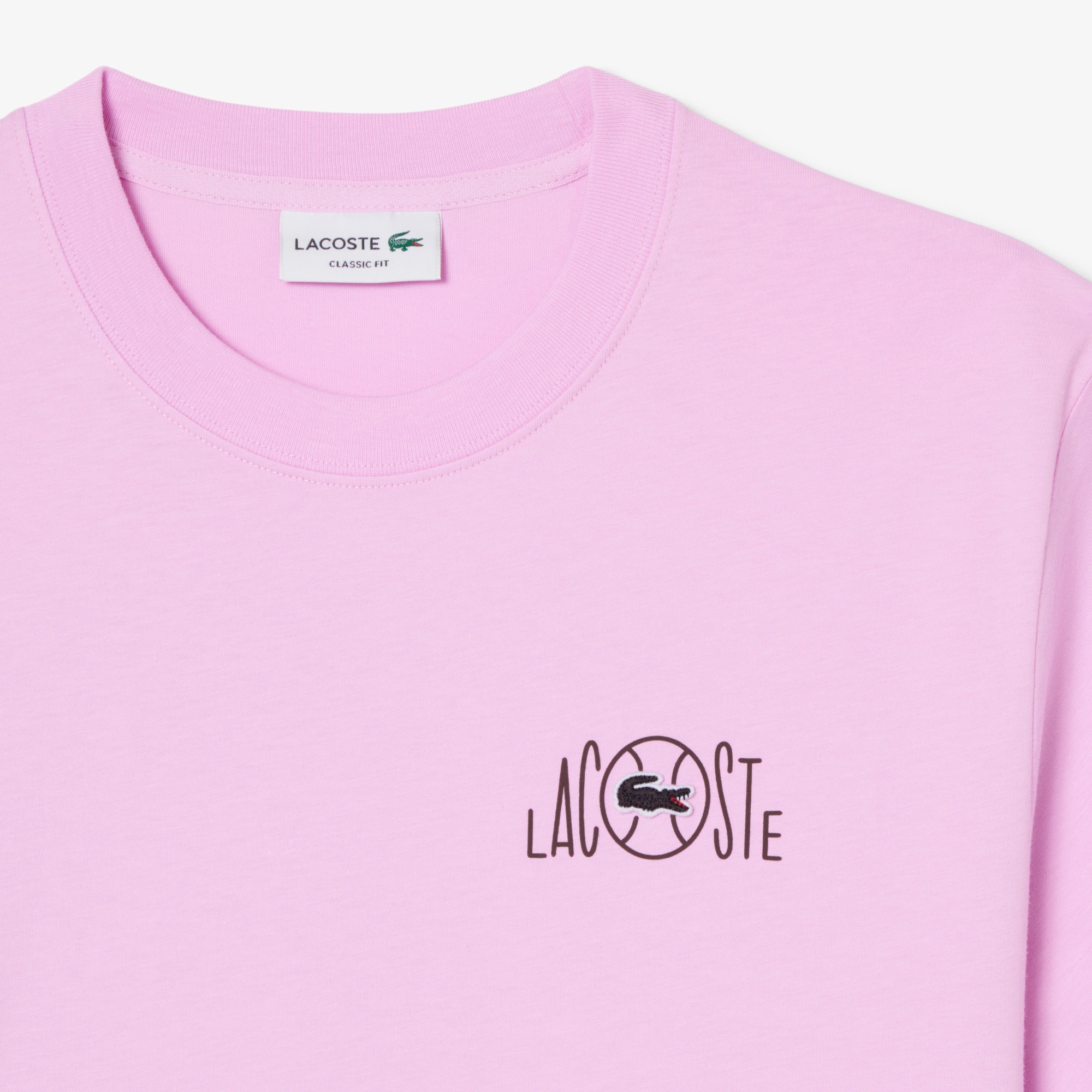 テニスコートバックプリントTシャツ