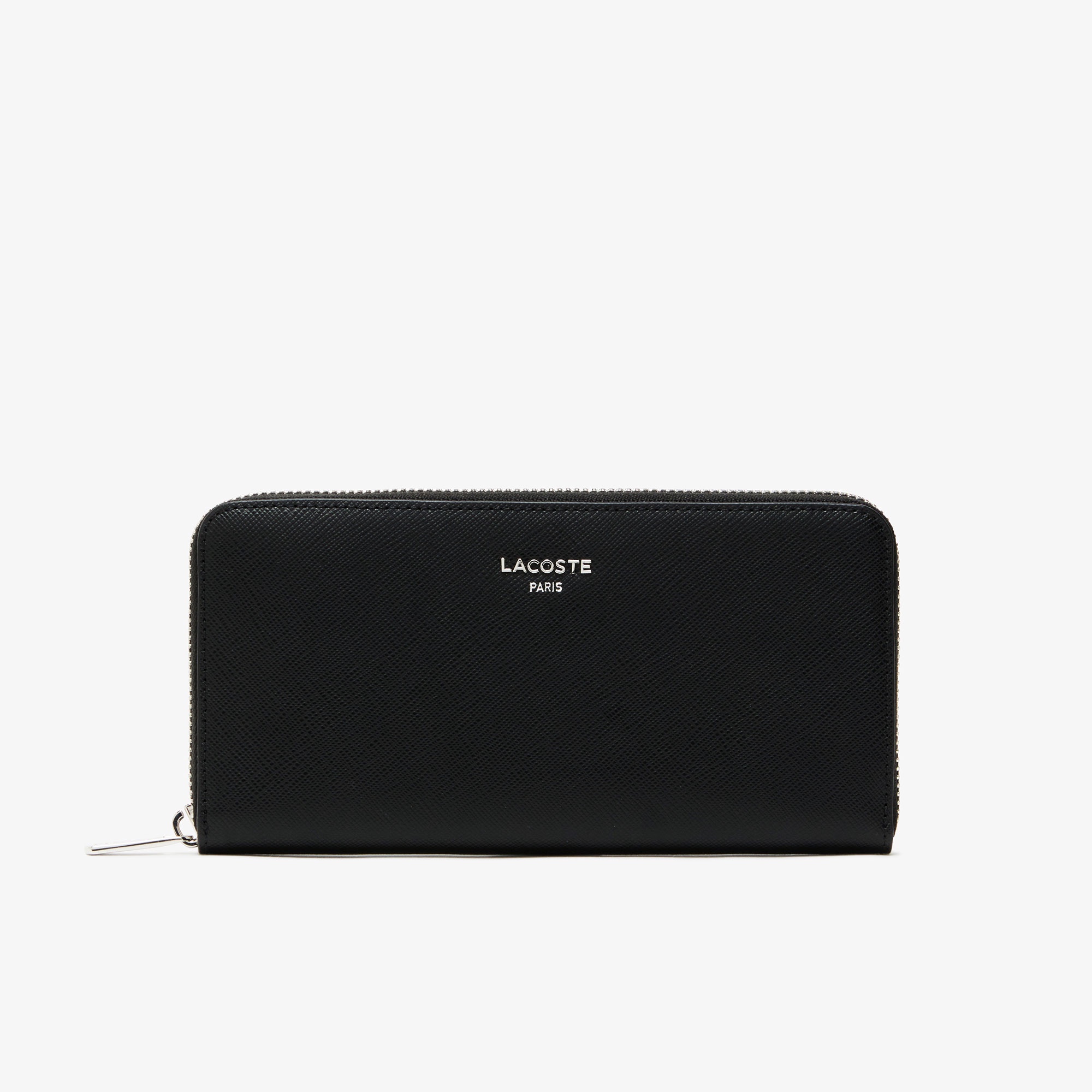 エンボスレザーラウンドジップロングウォレット