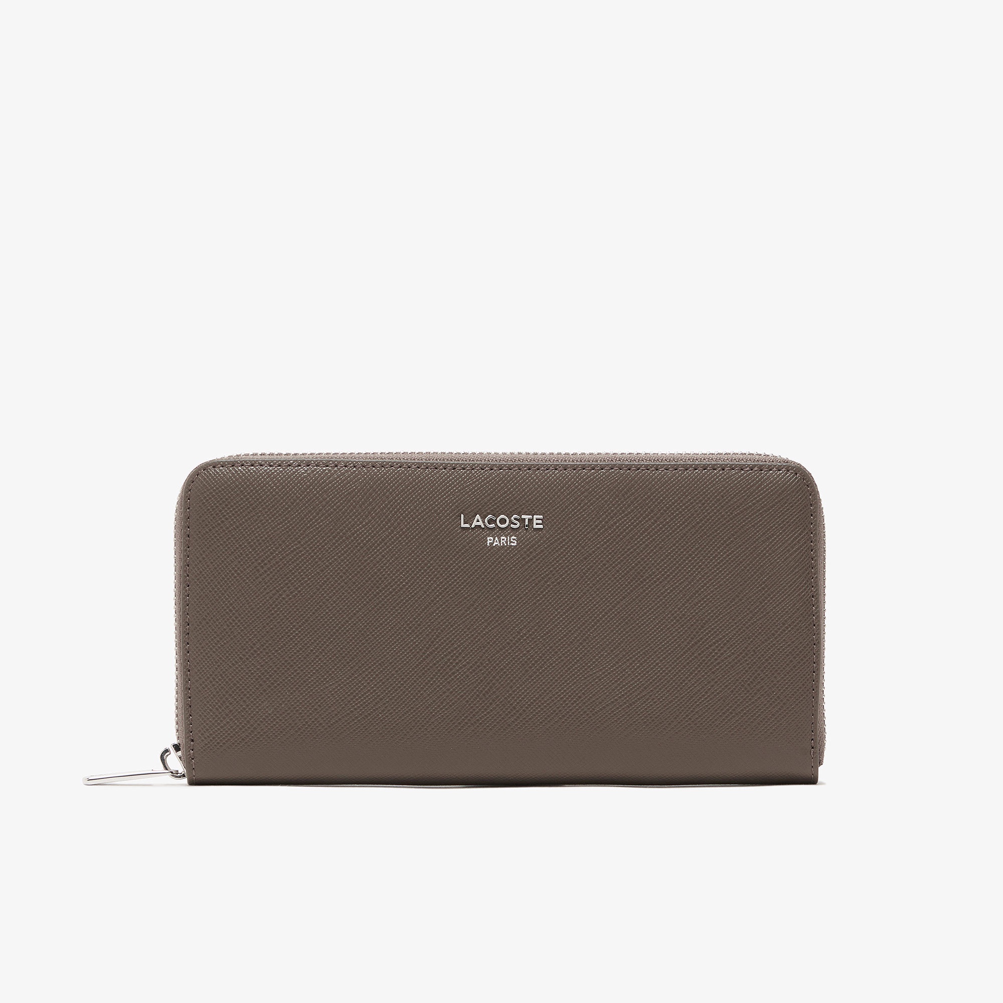 エンボスレザーラウンドジップロングウォレット