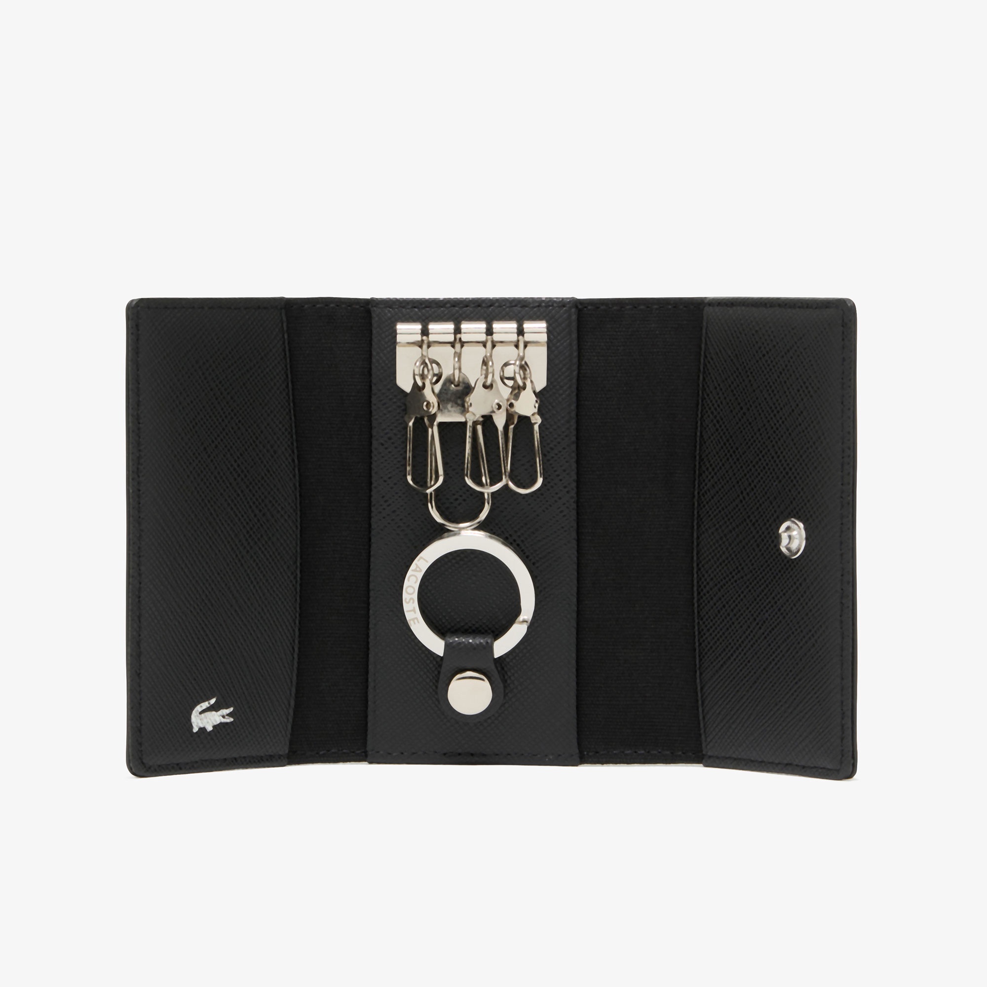 エンボスレザー3つ折りキーケース