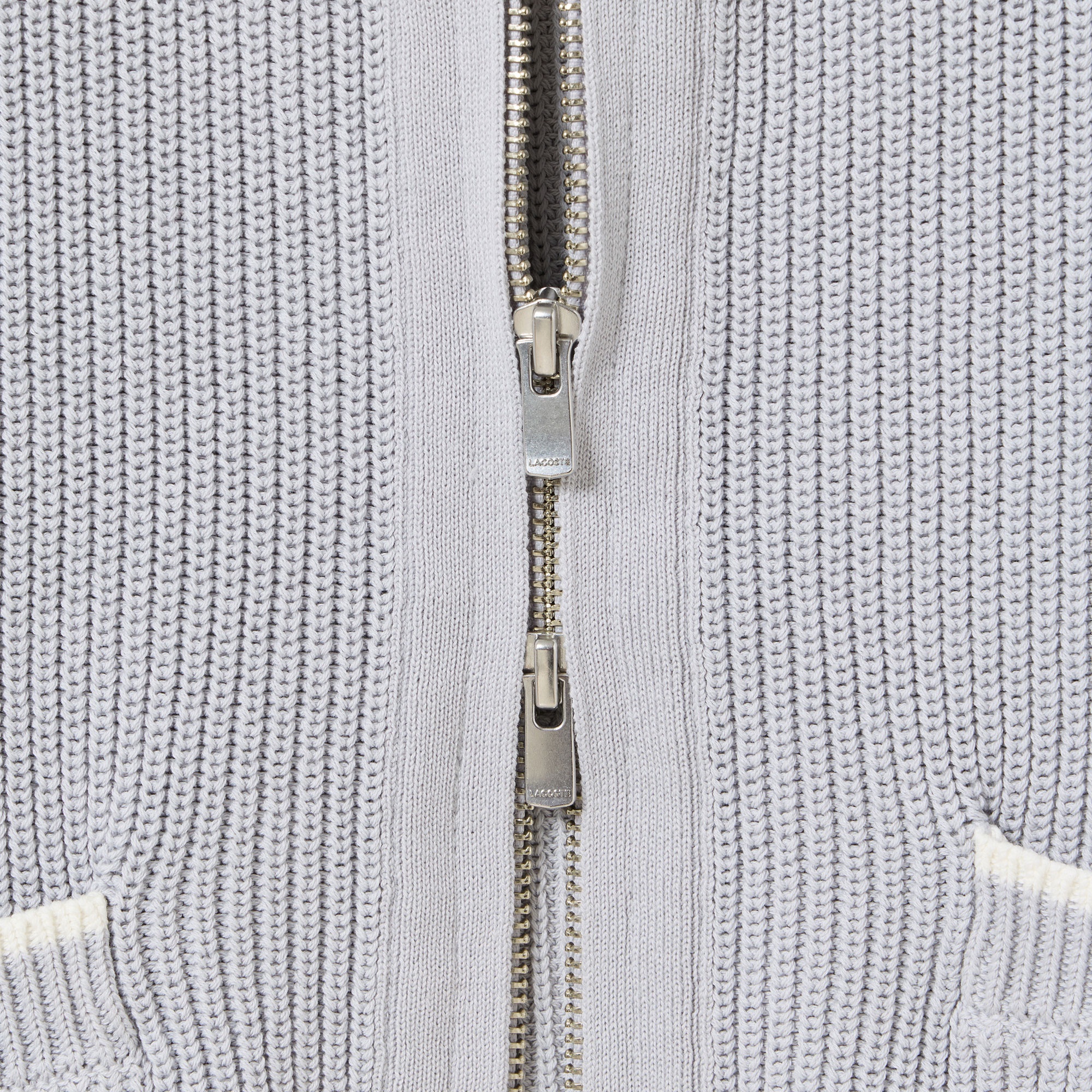 ジップアップローゲージニットブルゾン