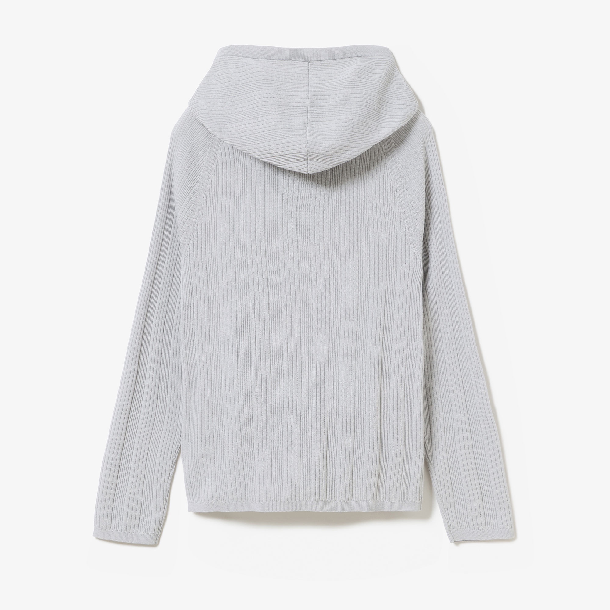 ランダムピッチリブニットジップフーディー