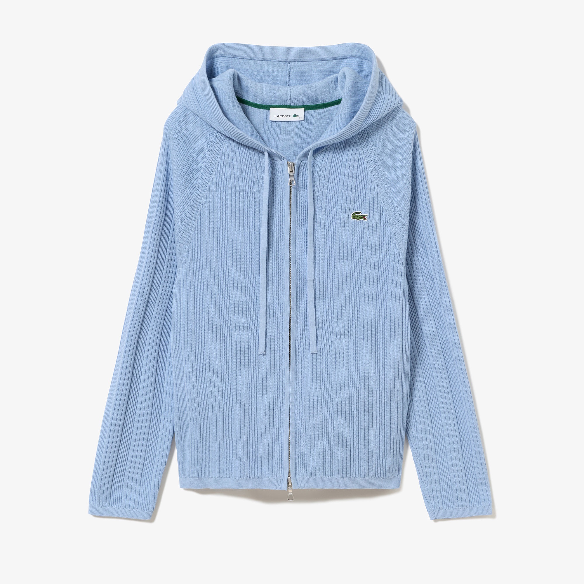 ランダムピッチリブニットジップフーディー