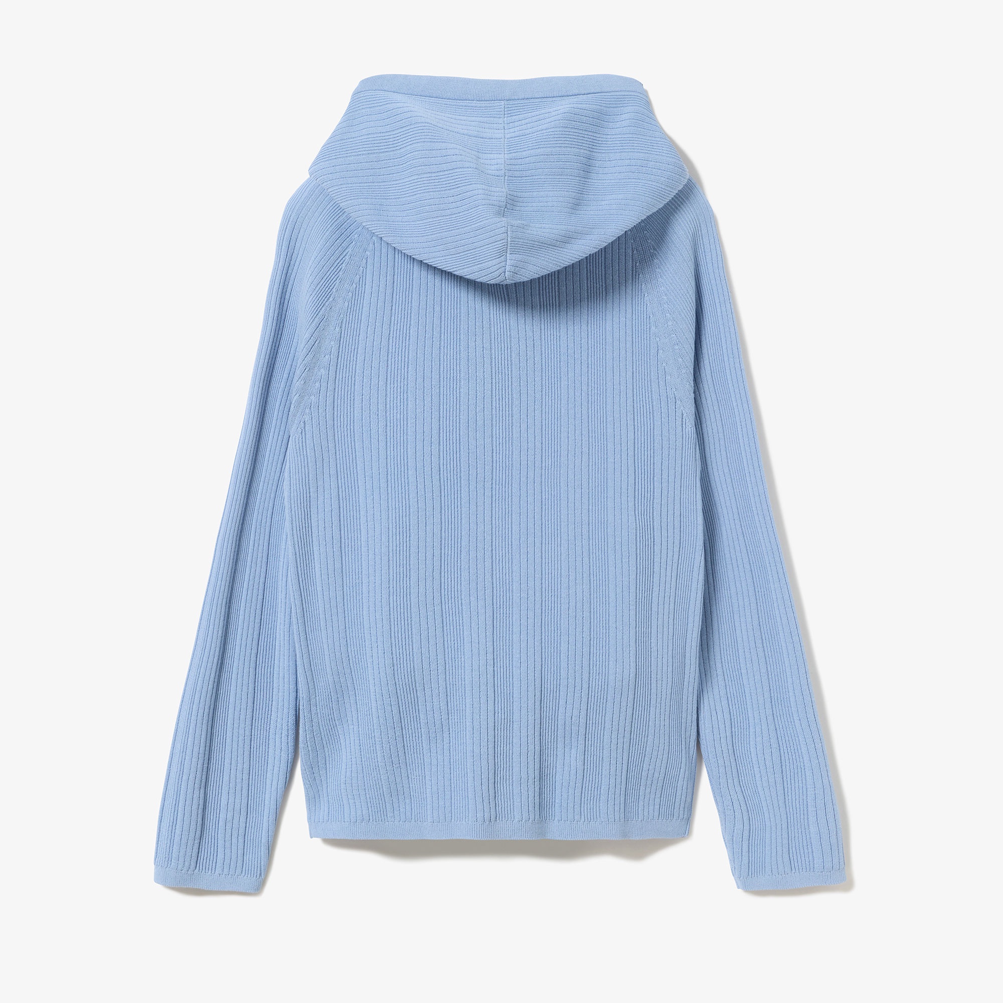 ランダムピッチリブニットジップフーディー