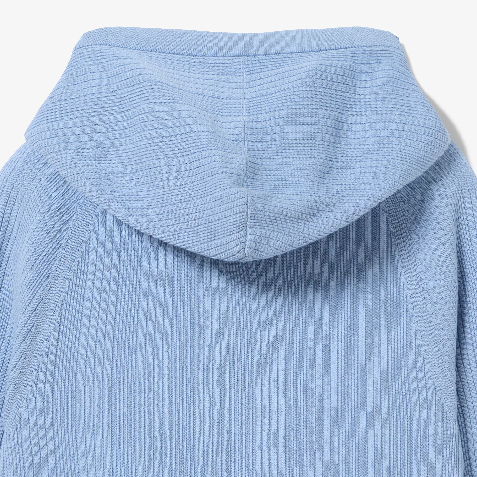 ランダムピッチリブニットジップフーディー