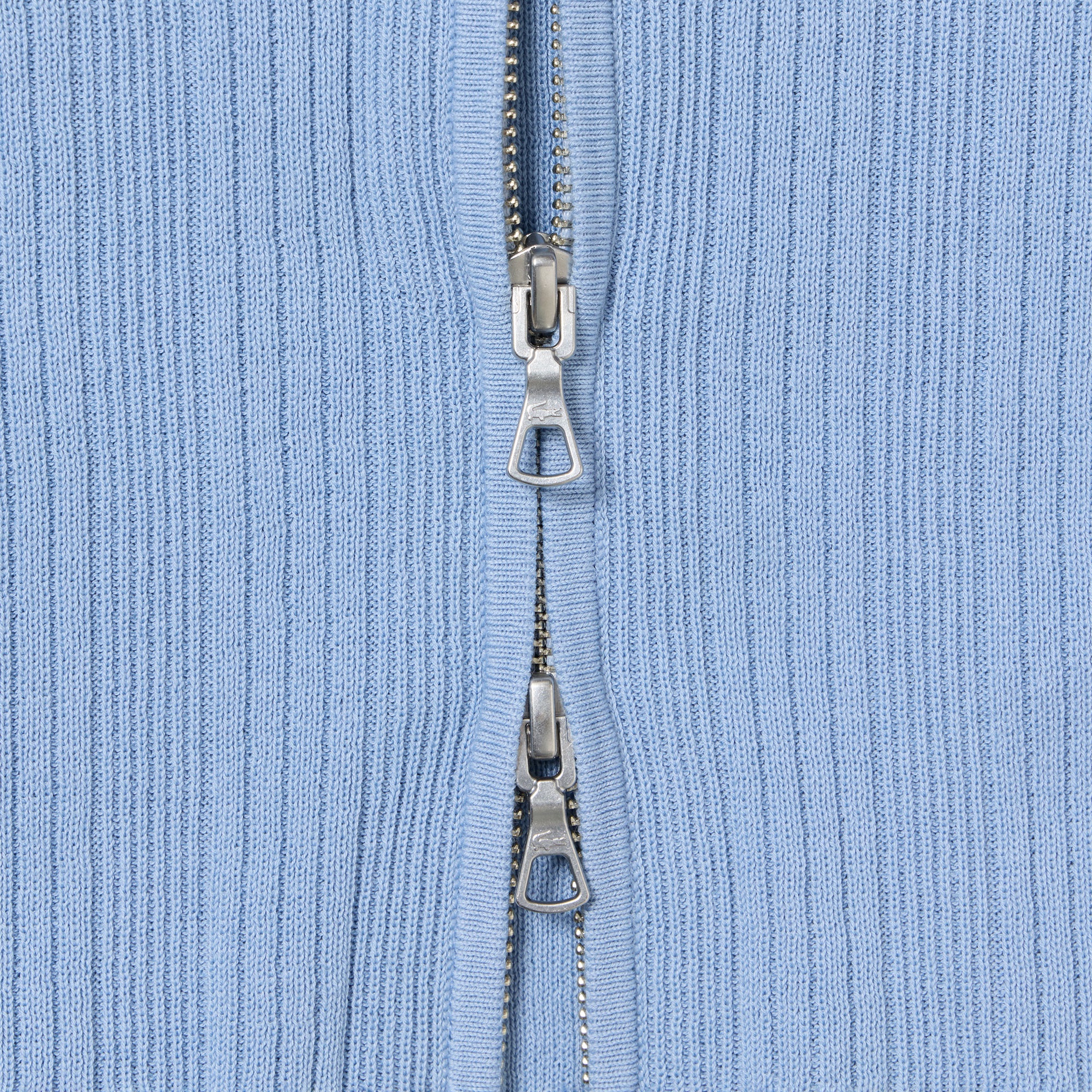 ランダムピッチリブニットジップフーディー