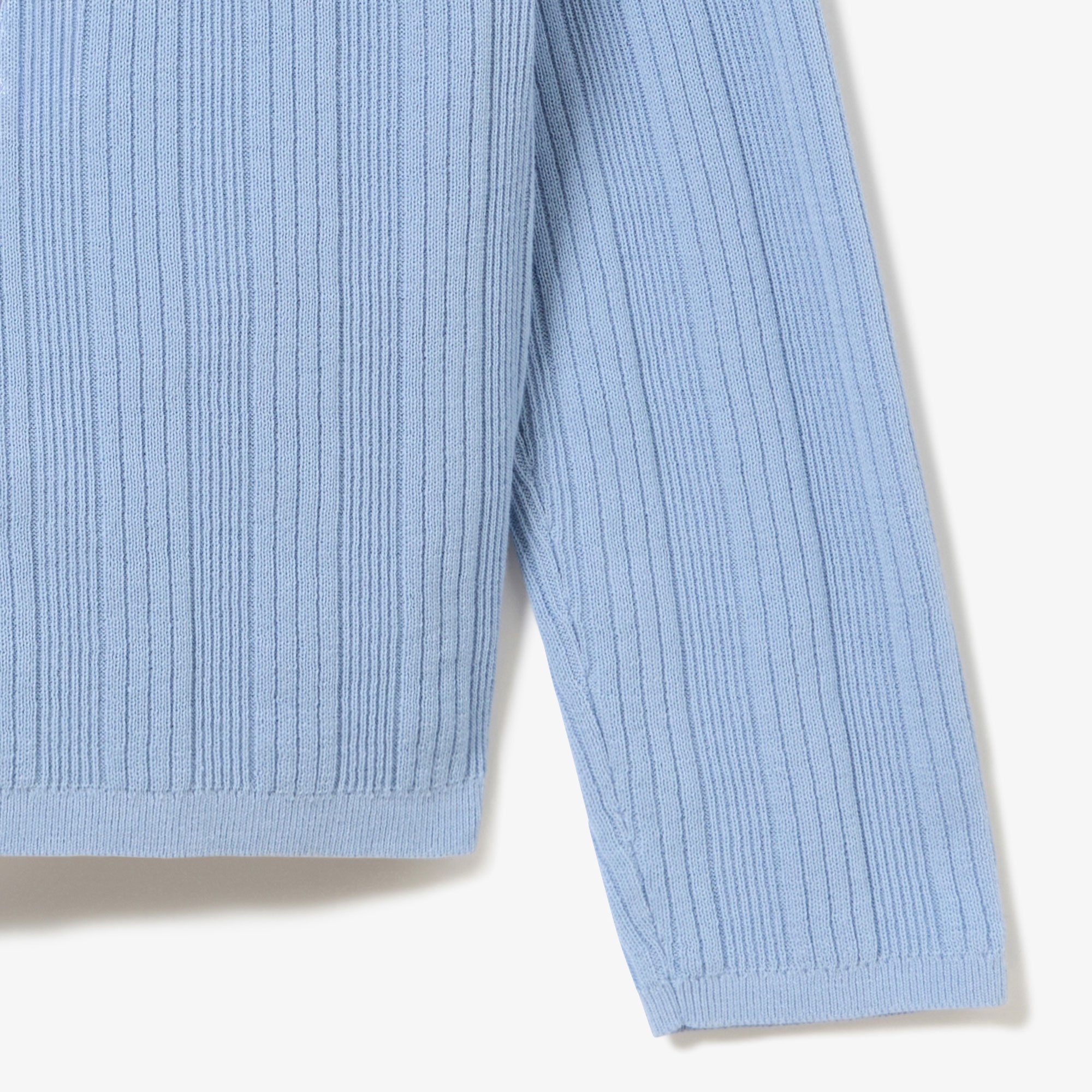 ランダムピッチリブニットジップフーディー