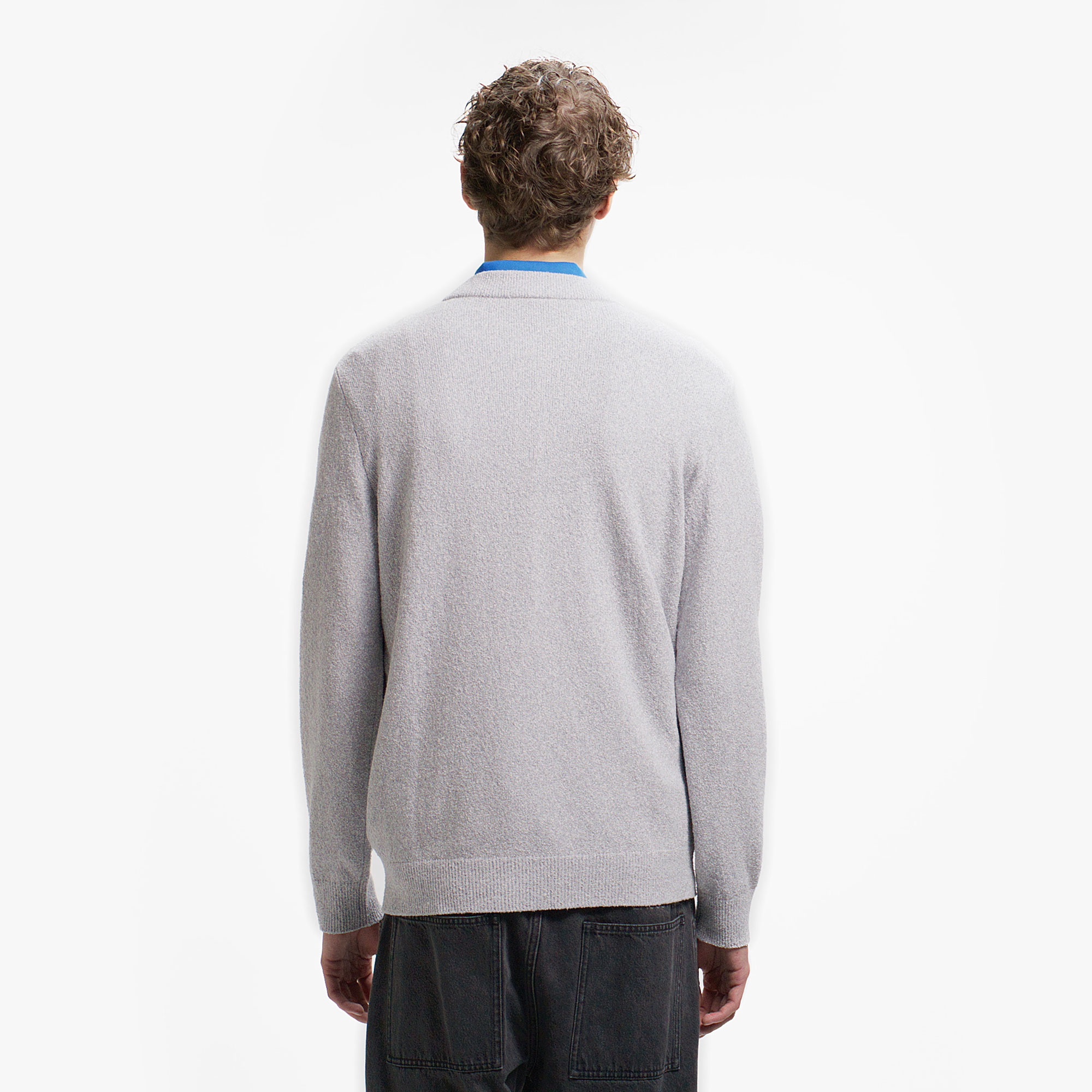 ブークレー ヘンリーネックニットセーター