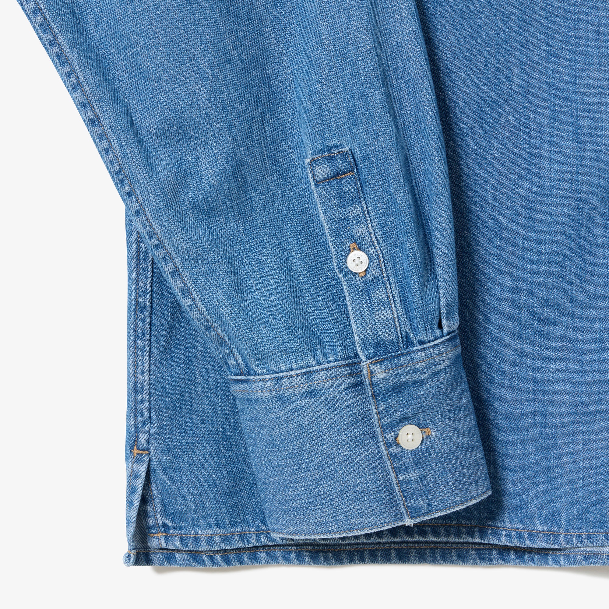 デニムクロップドシャツ