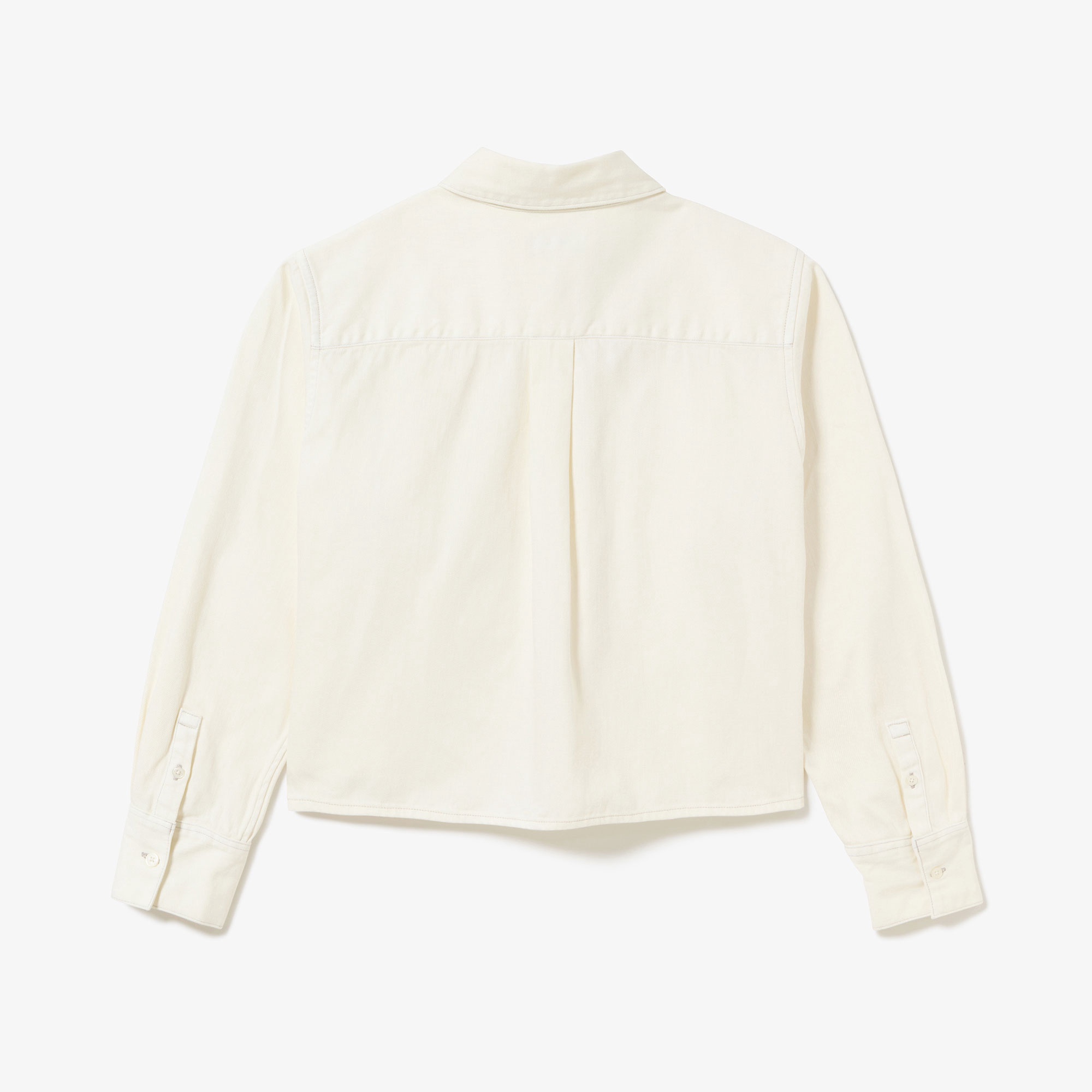 デニムクロップドシャツ