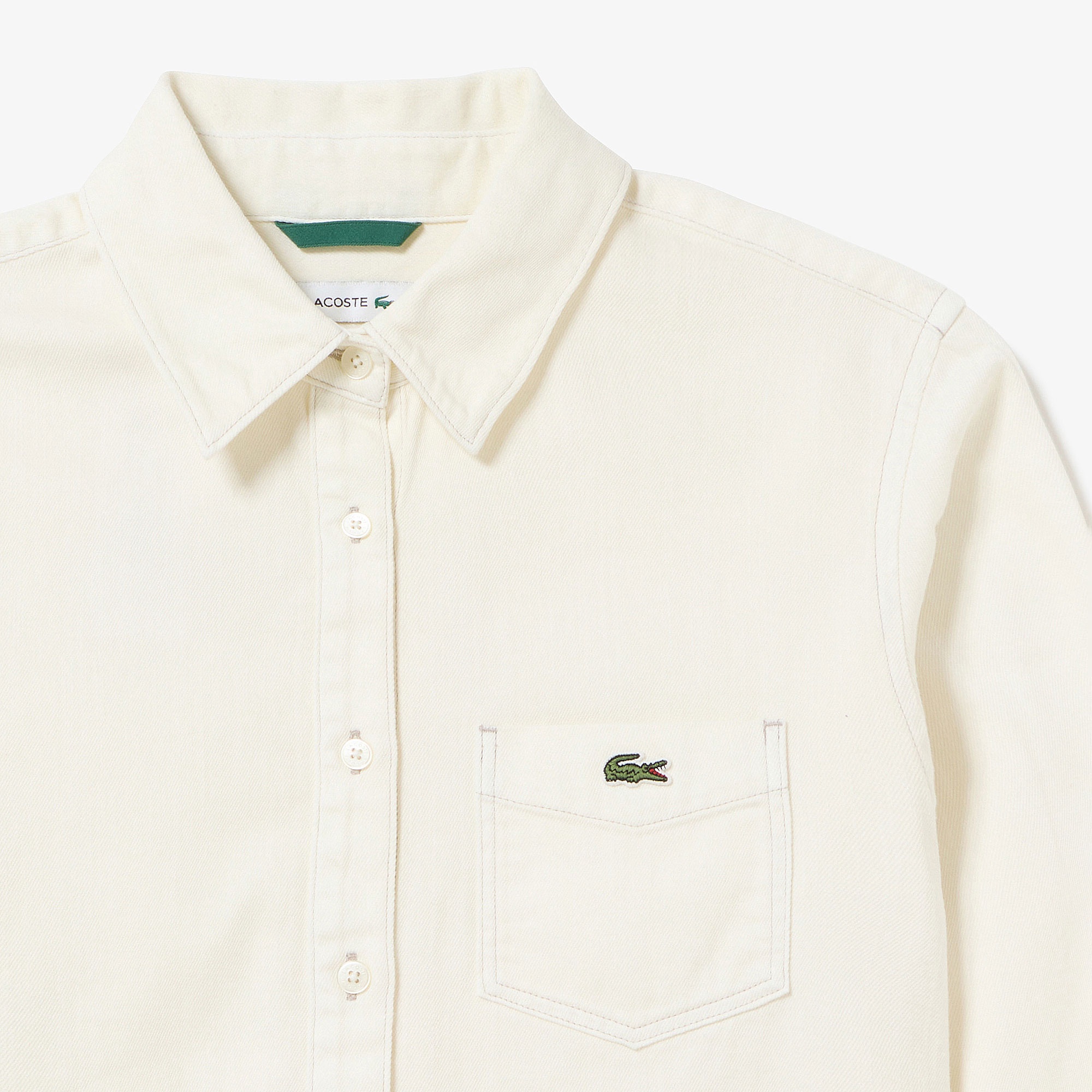 デニムクロップドシャツ