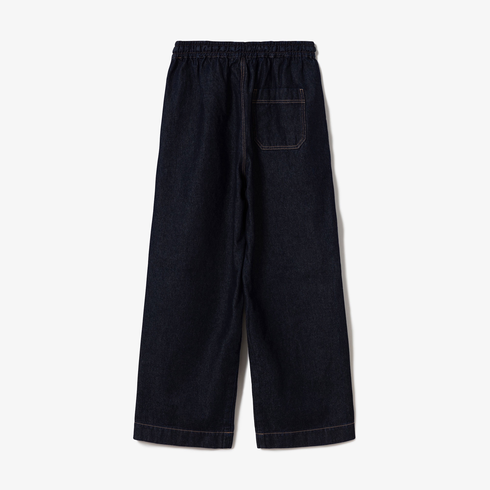 ワイドレッグイージーデニムパンツ