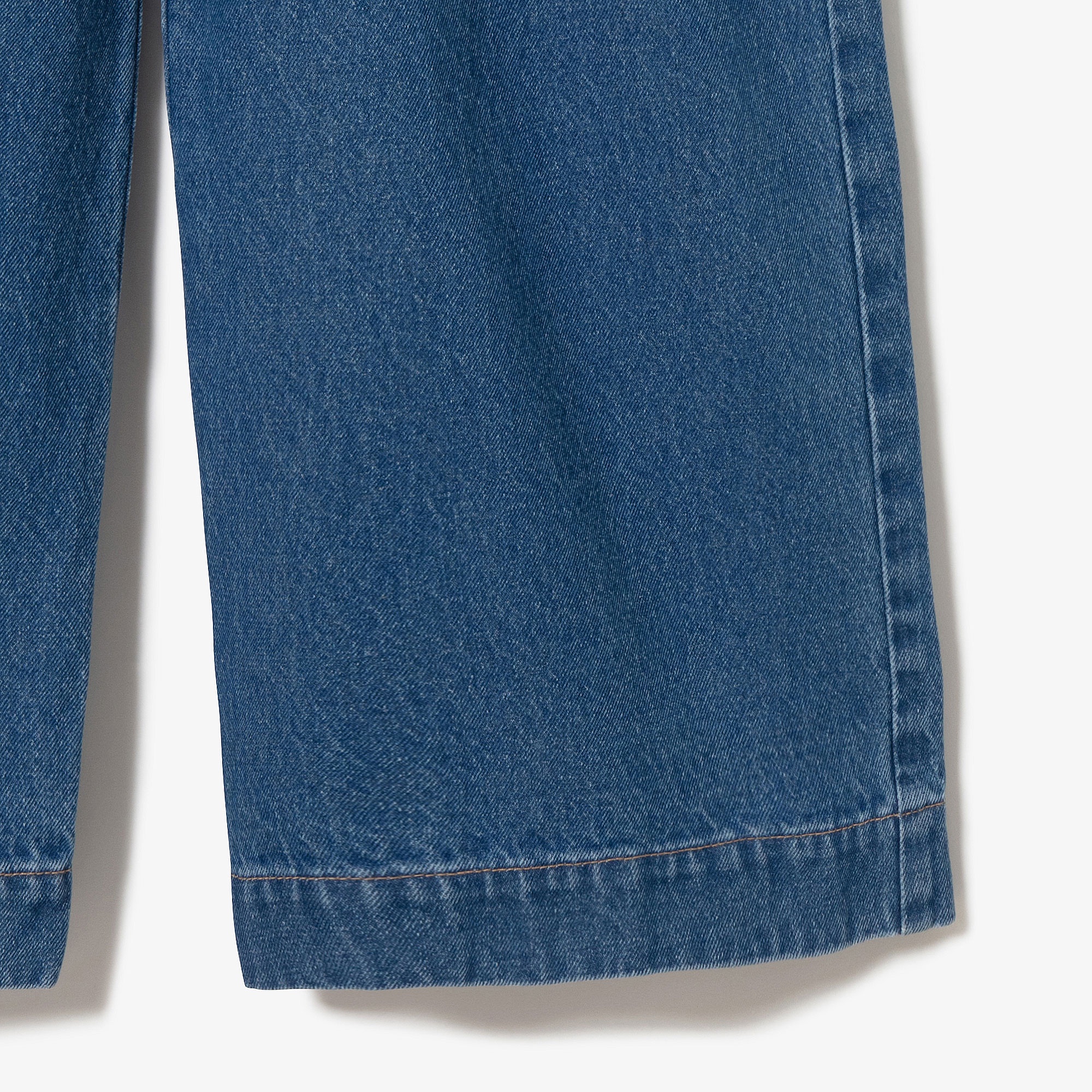 ワイドレッグイージーデニムパンツ