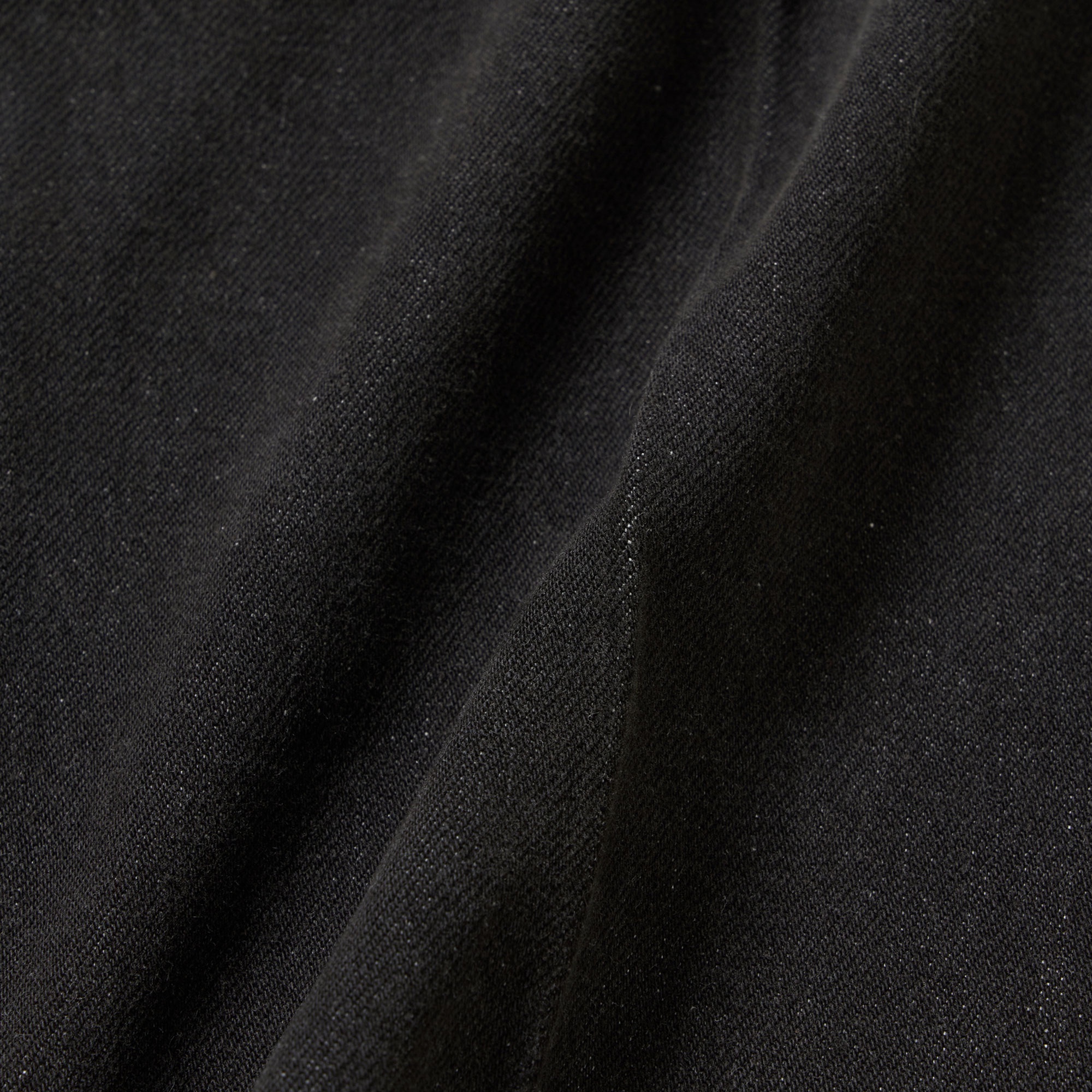 プリーツエフェクトデニム ワークパンツ