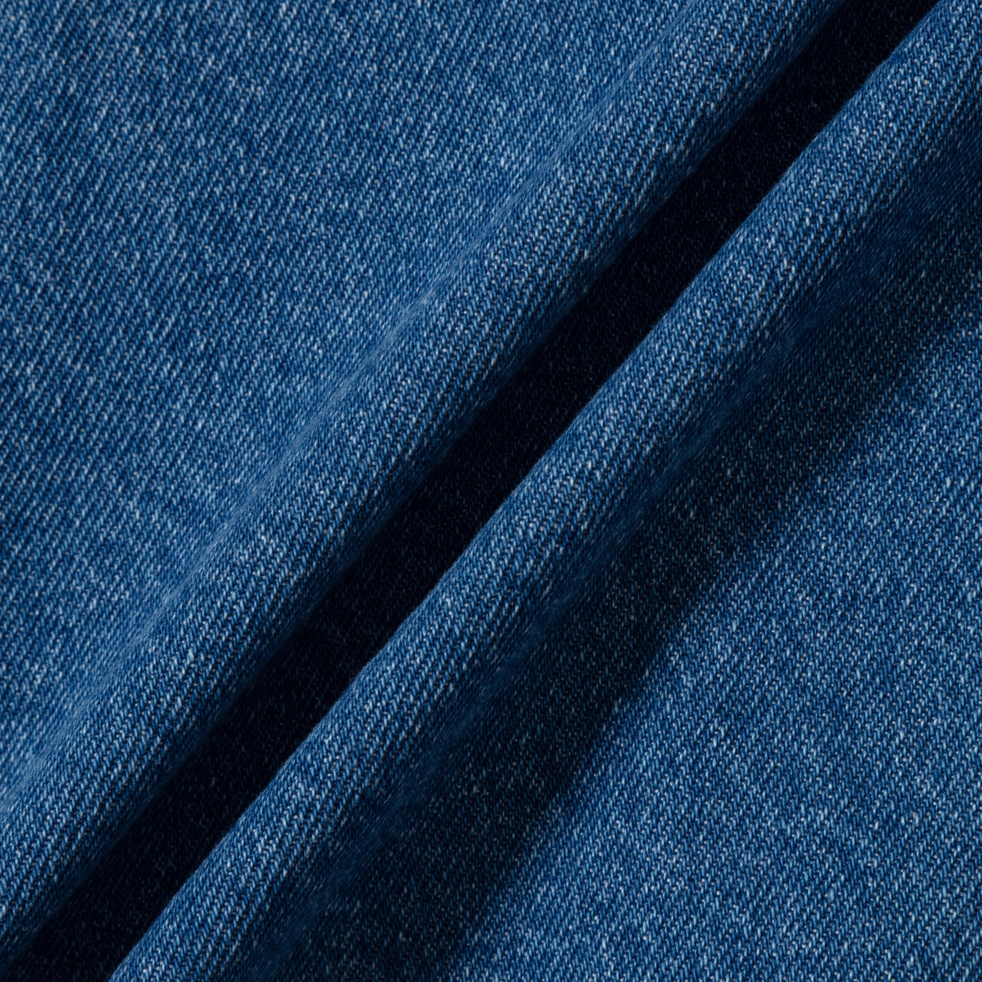 アシンメトリーデニムプリーツラップスカート