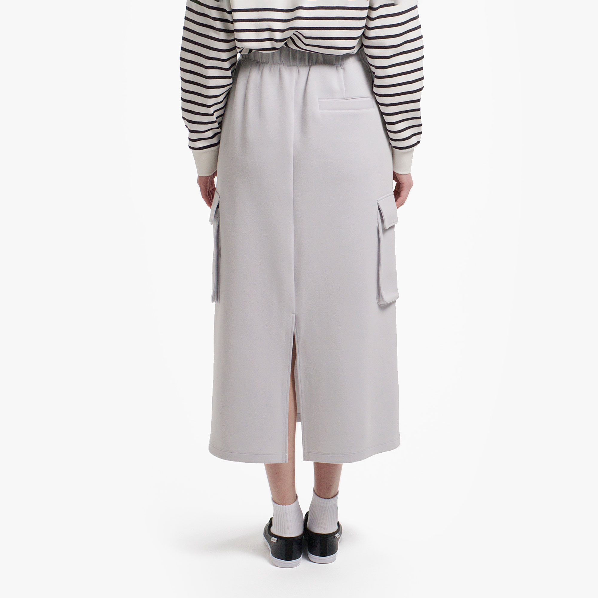 ダブルフェイスジャージカーゴスカート