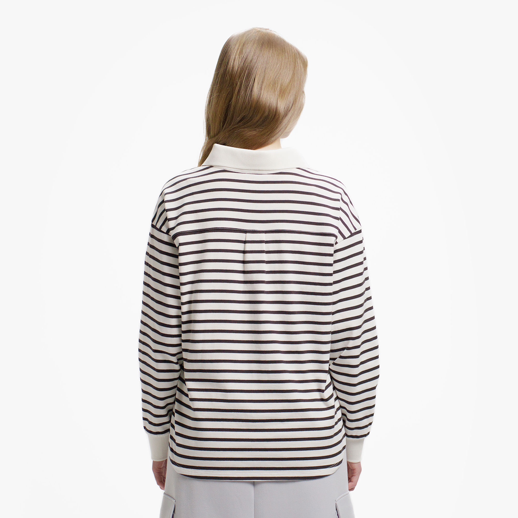 スキッパーネックラガーシャツ