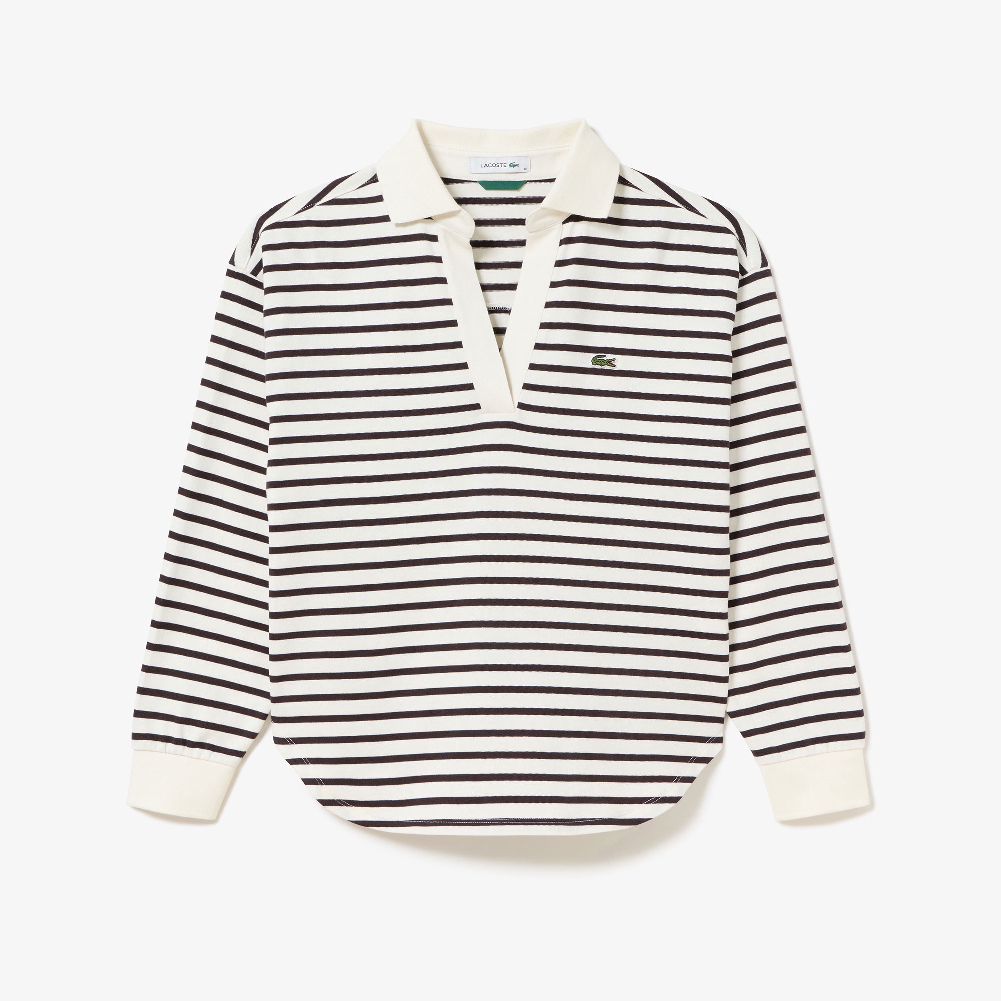 スキッパーネックラガーシャツ