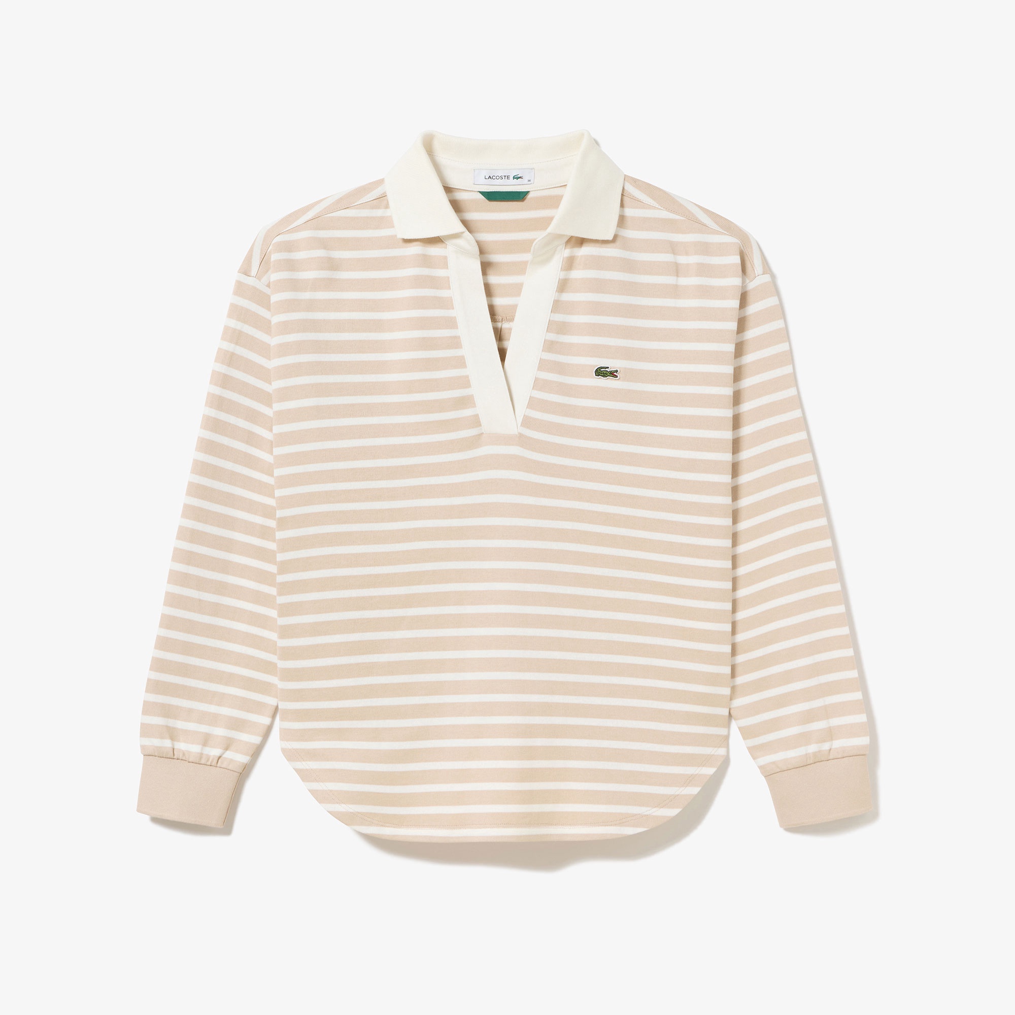 スキッパーネックラガーシャツ