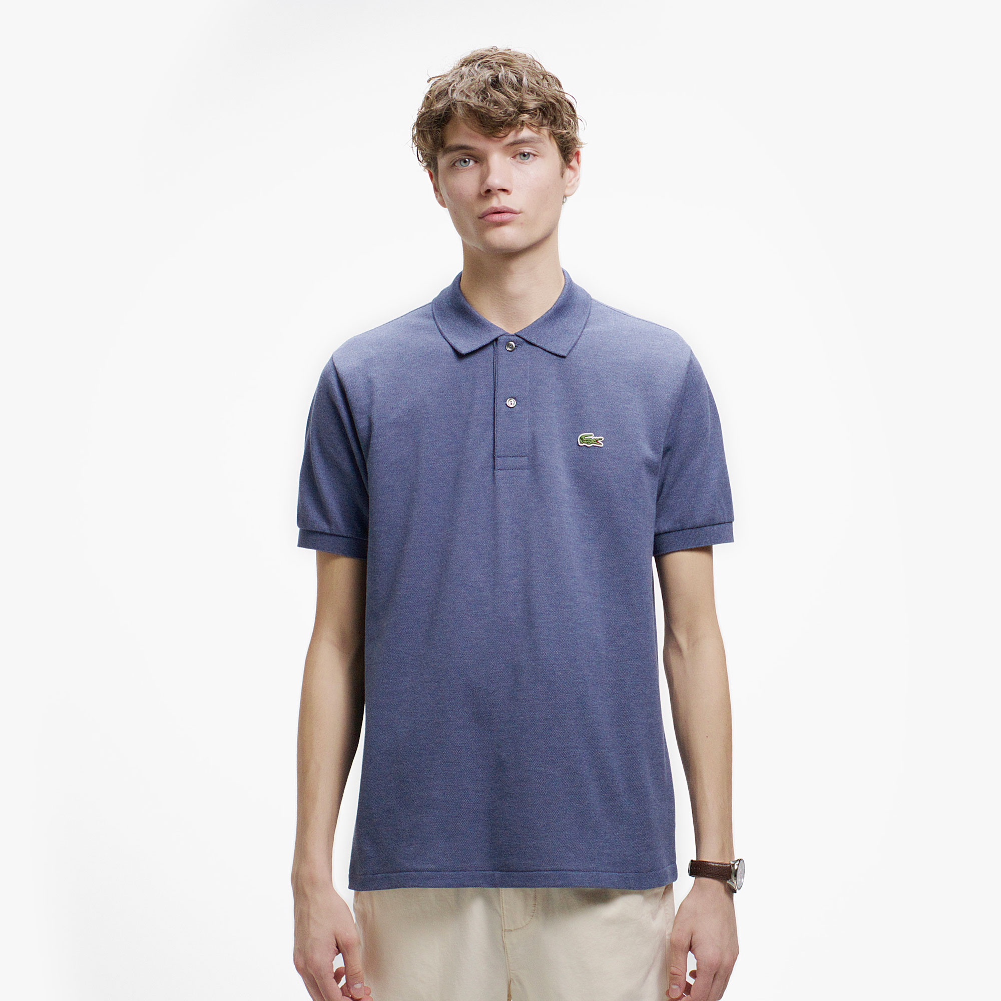 ラコステ L.12.64 ポロシャツ (杢・半袖)