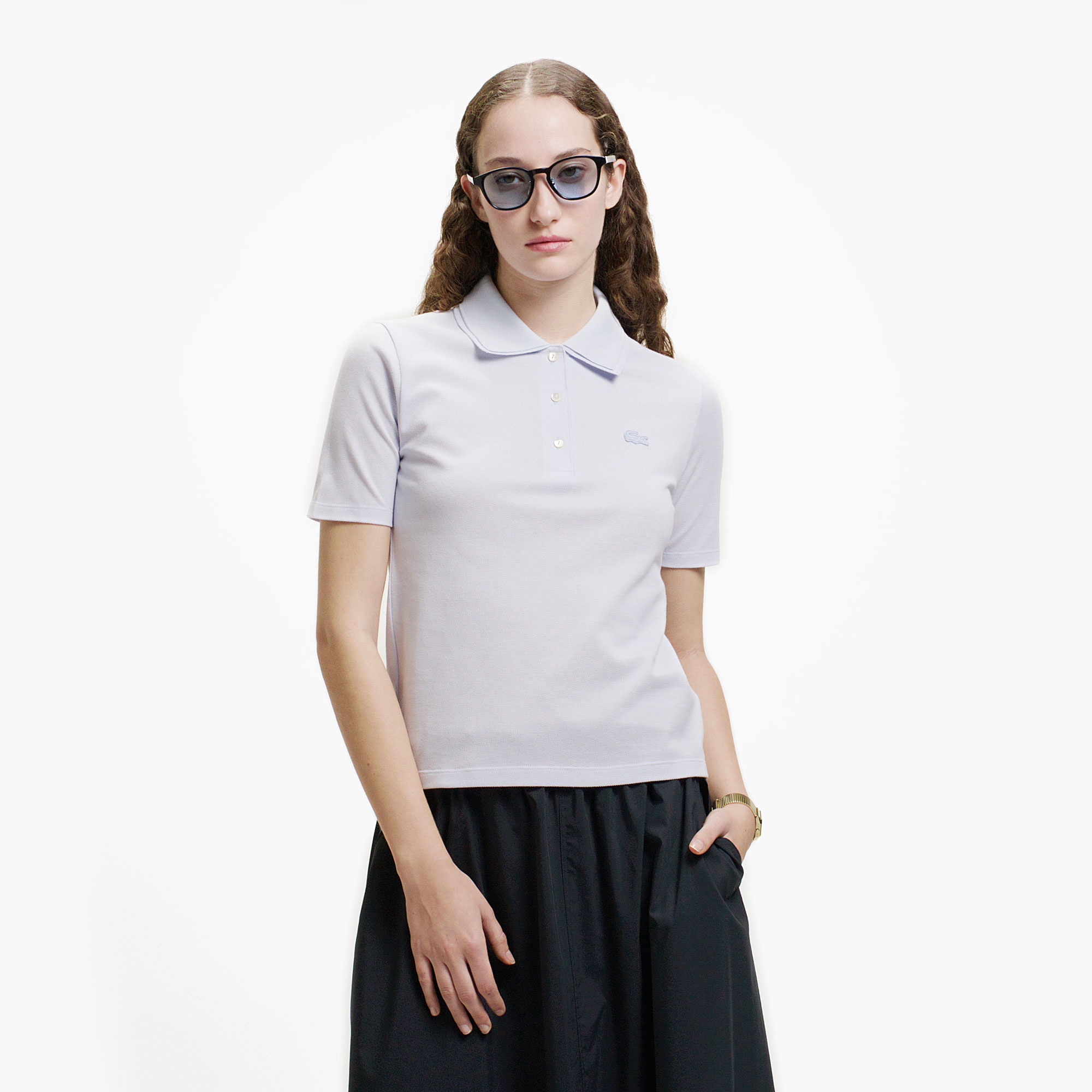 ダブルカラーポロシャツ