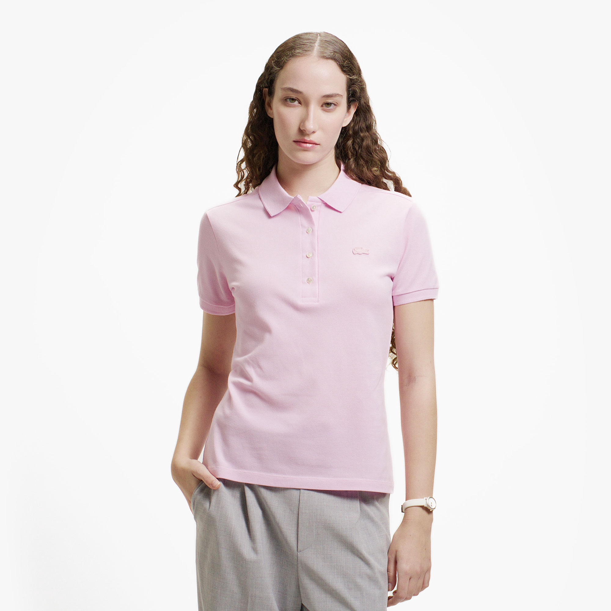 ストレッチコットンピケポロシャツ (半袖)