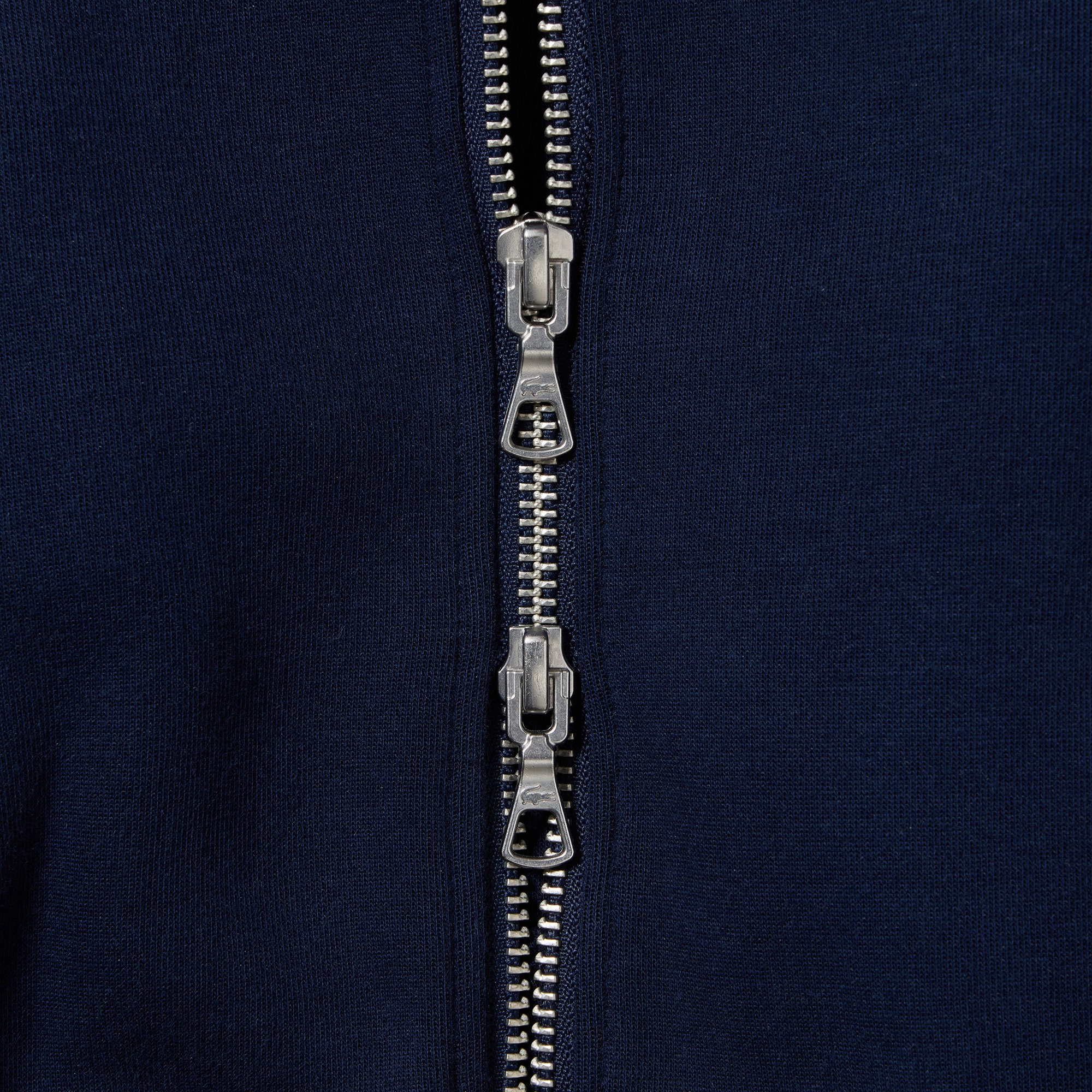 ダブルフェイスジャージジップフーディー