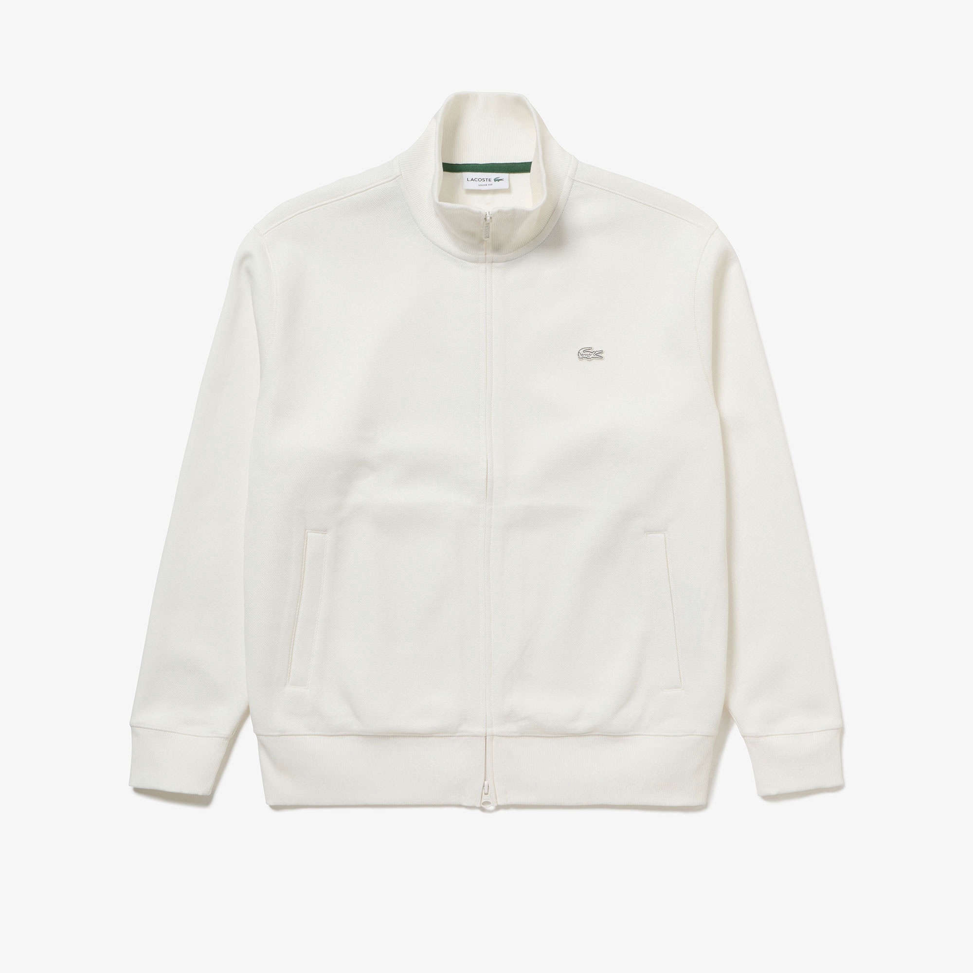 鹿の子ジップニット