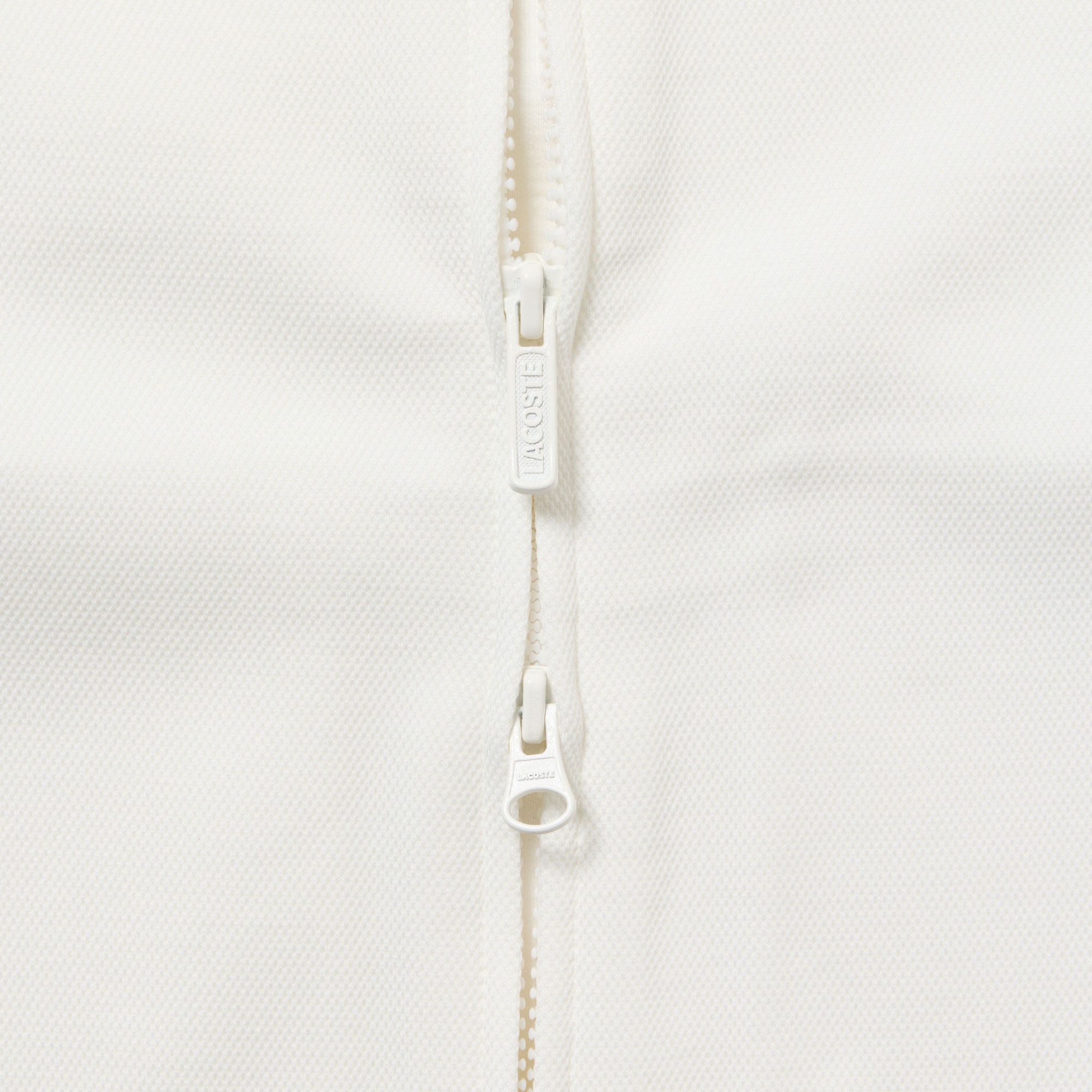 鹿の子ジップニット