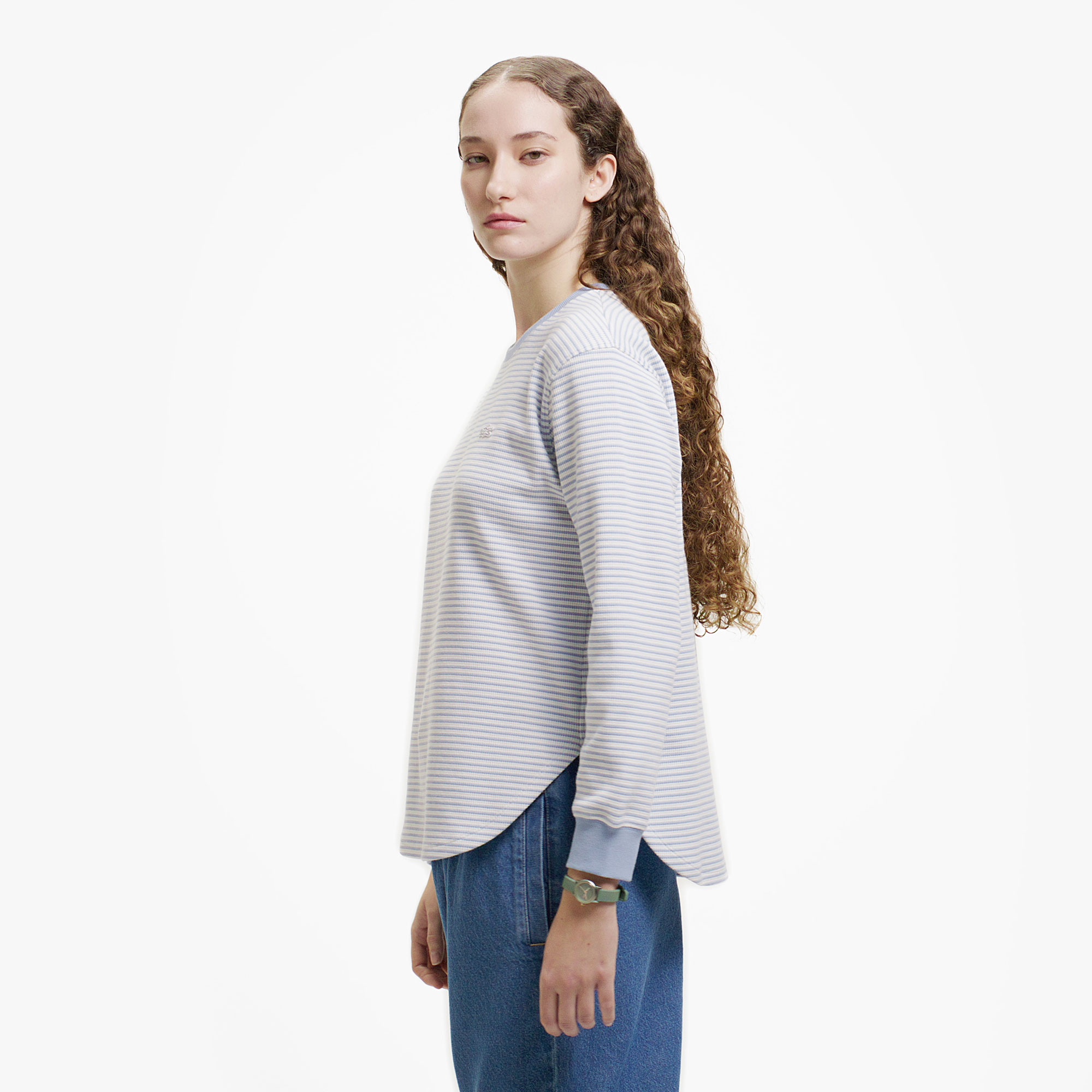 ワッフルボーダーTシャツ