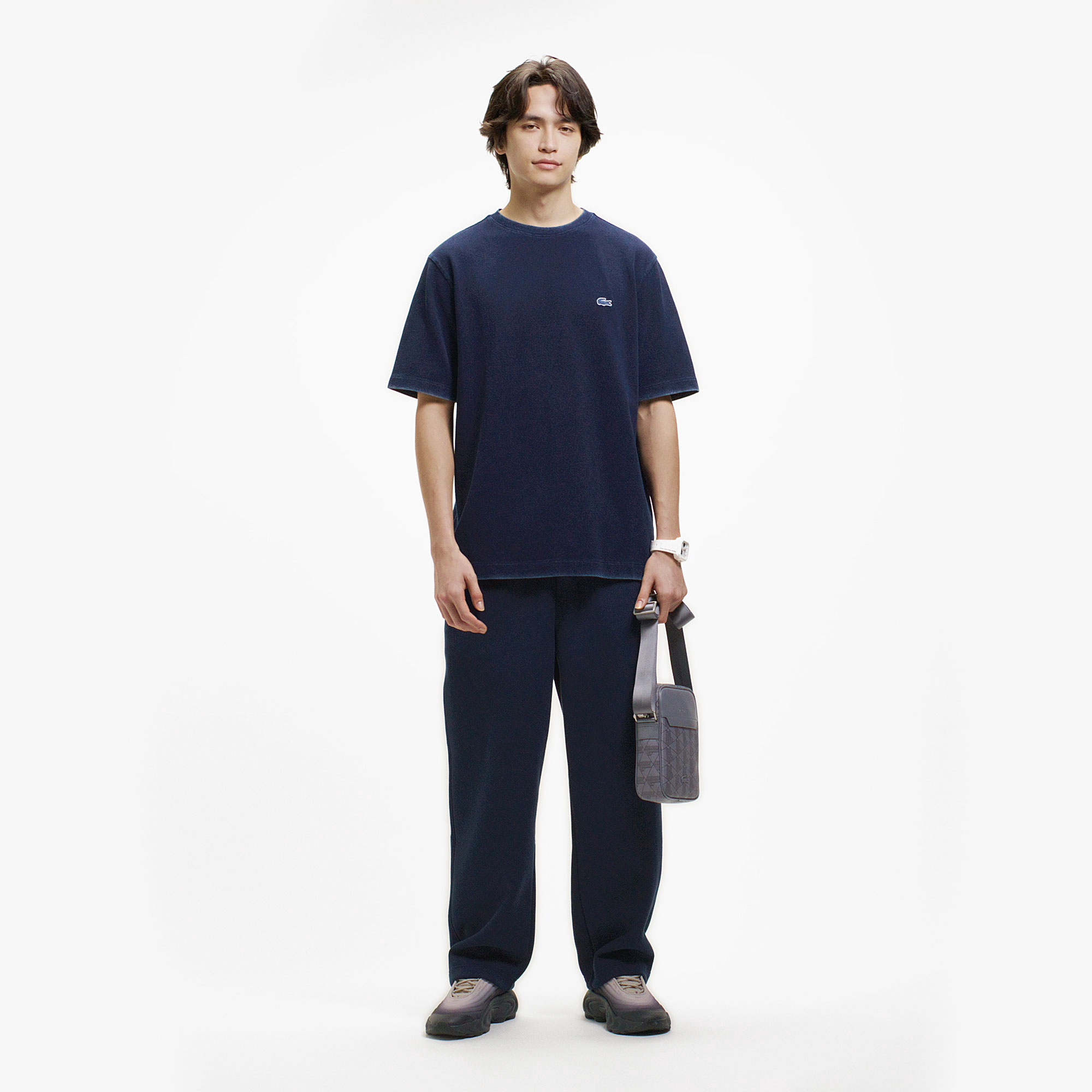 ビッグ鹿の子トラックパンツ