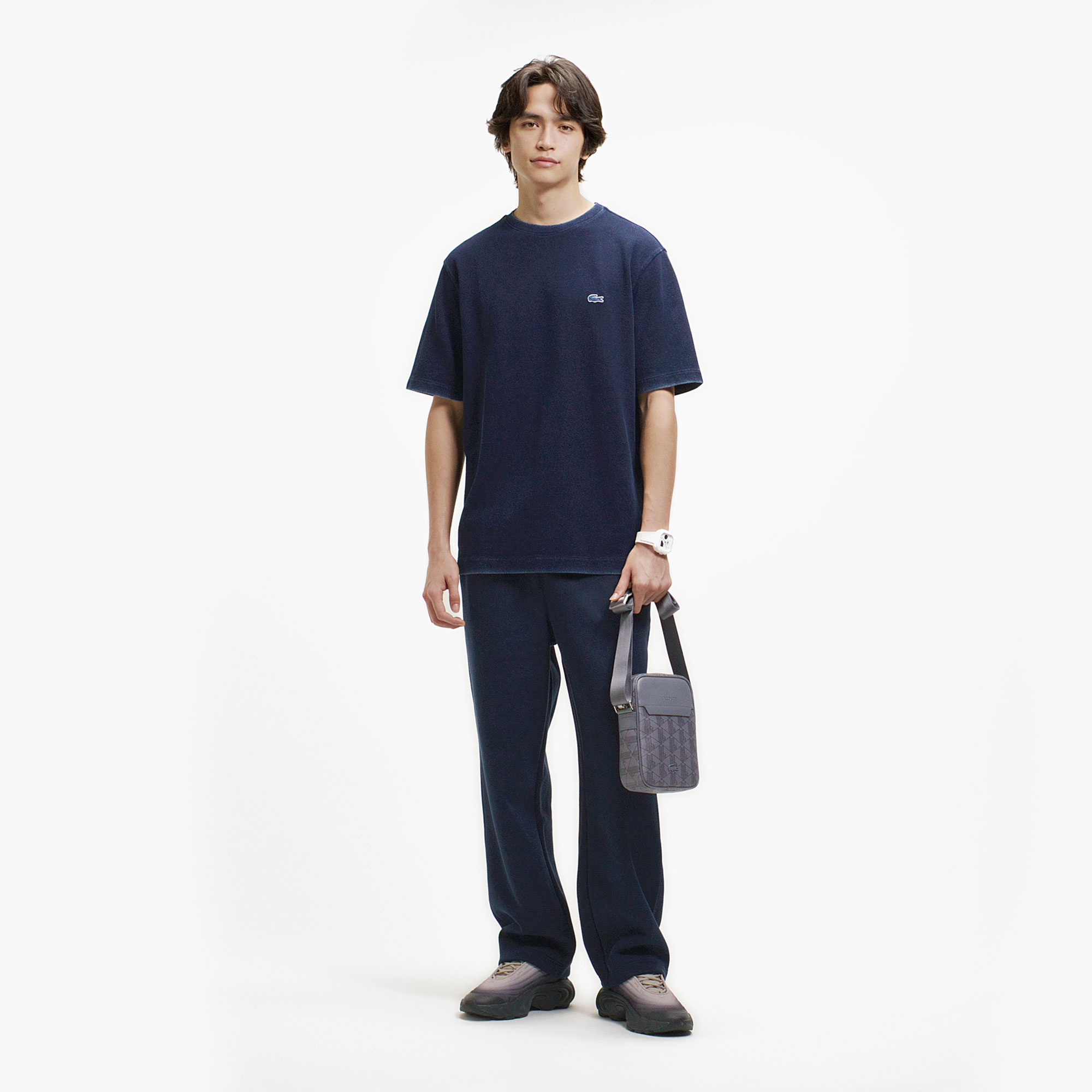 ビッグ鹿の子トラックパンツ