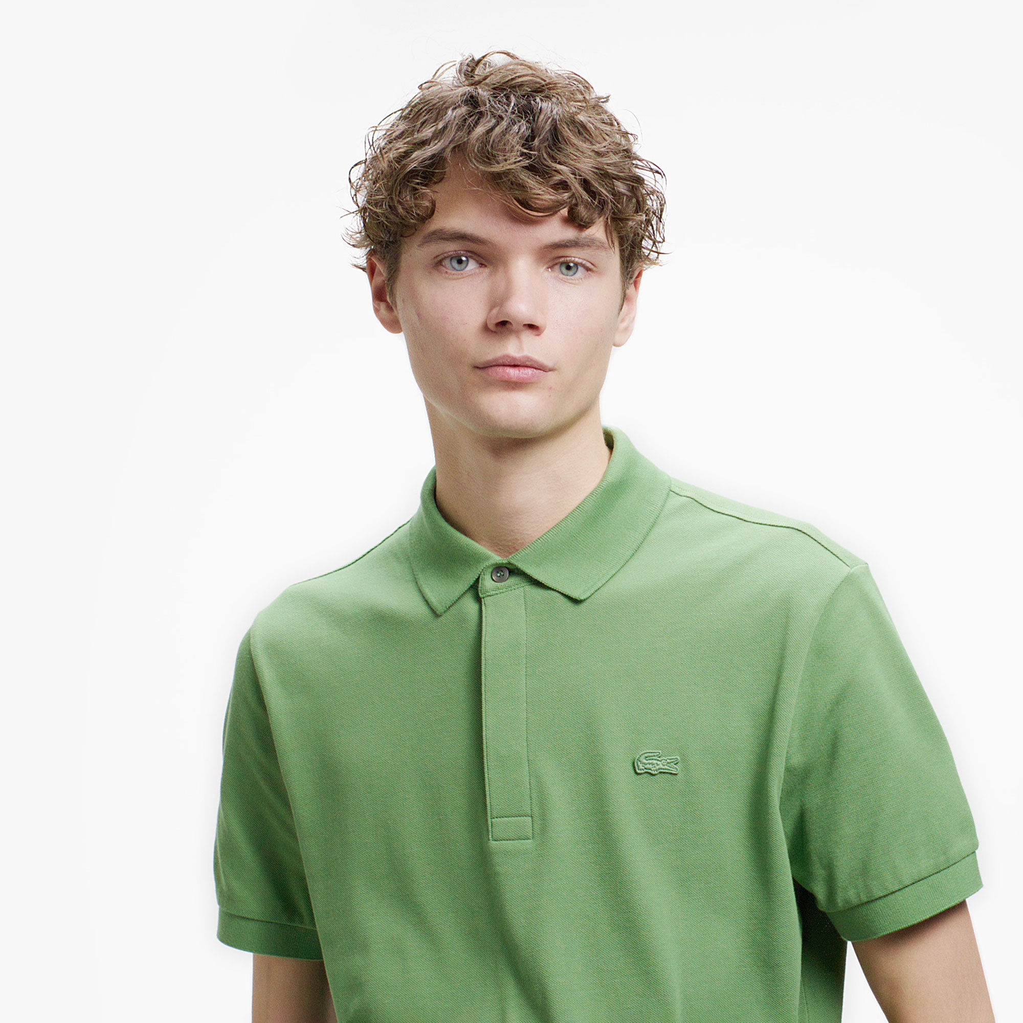 レギュラーフィット ストレッチ パリポロシャツ (半袖)