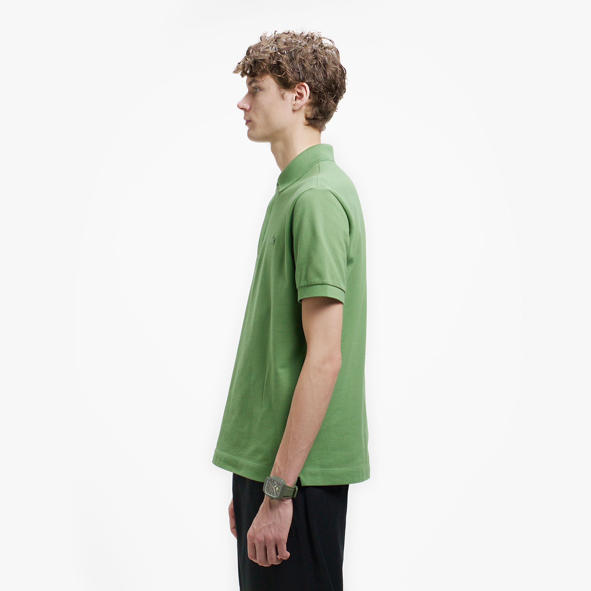 レギュラーフィット ストレッチ パリポロシャツ (半袖)