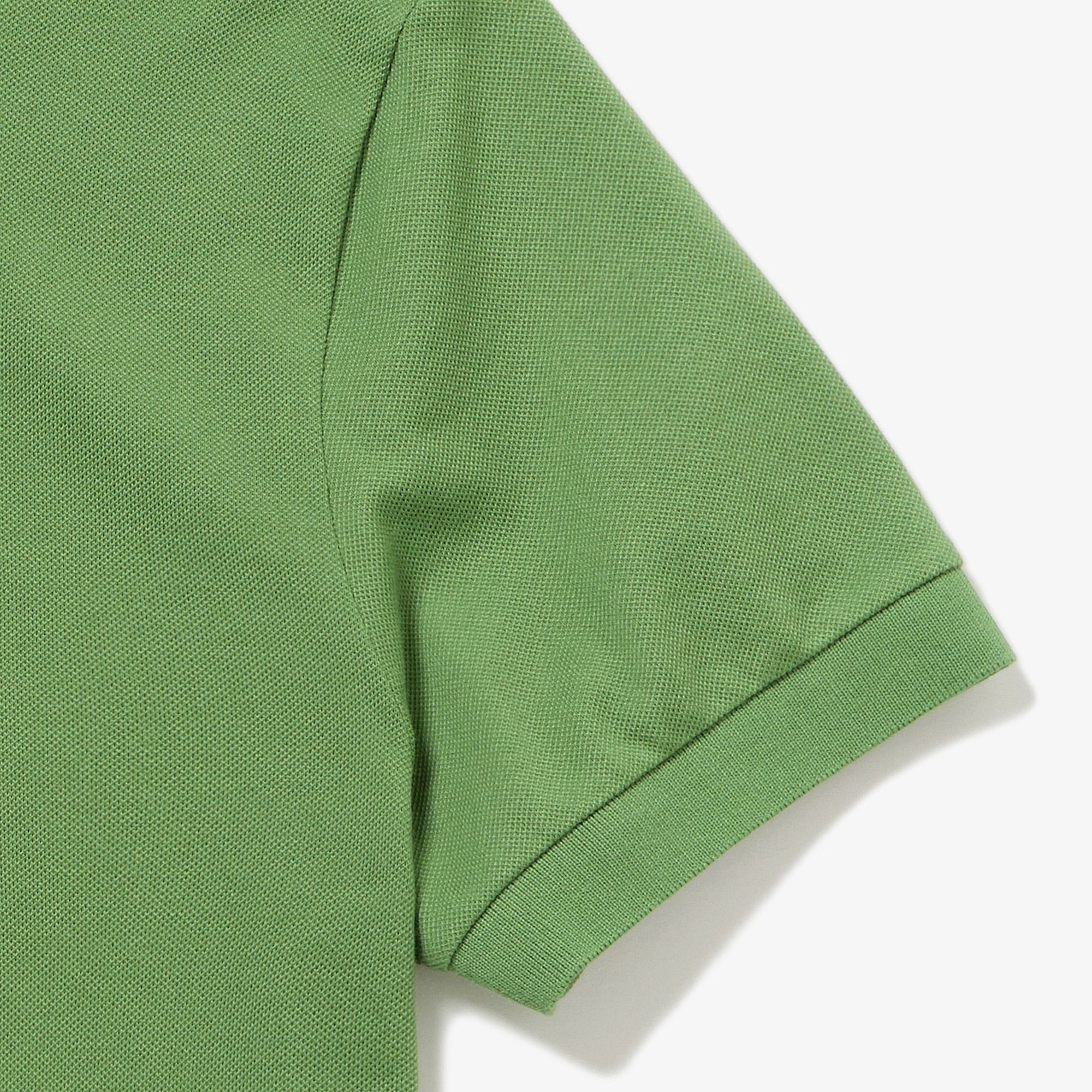 スリムフィットソリッドポロシャツ (半袖)