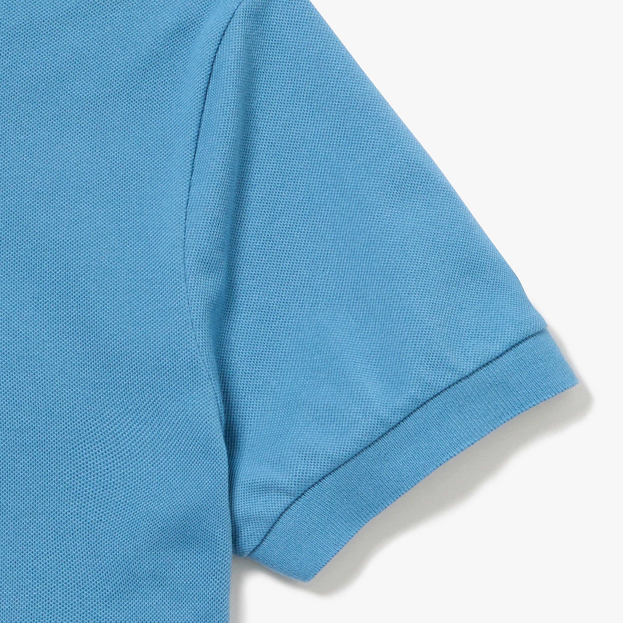 スリムフィットソリッドポロシャツ (半袖)