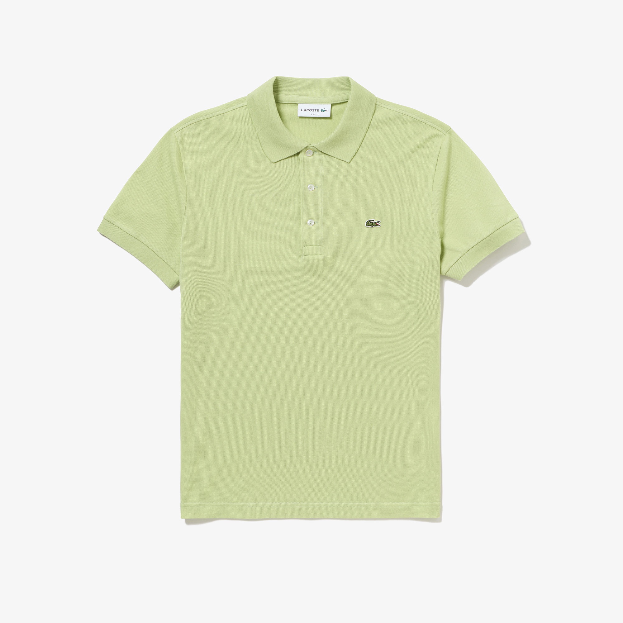 スリムフィットソリッドポロシャツ (半袖)