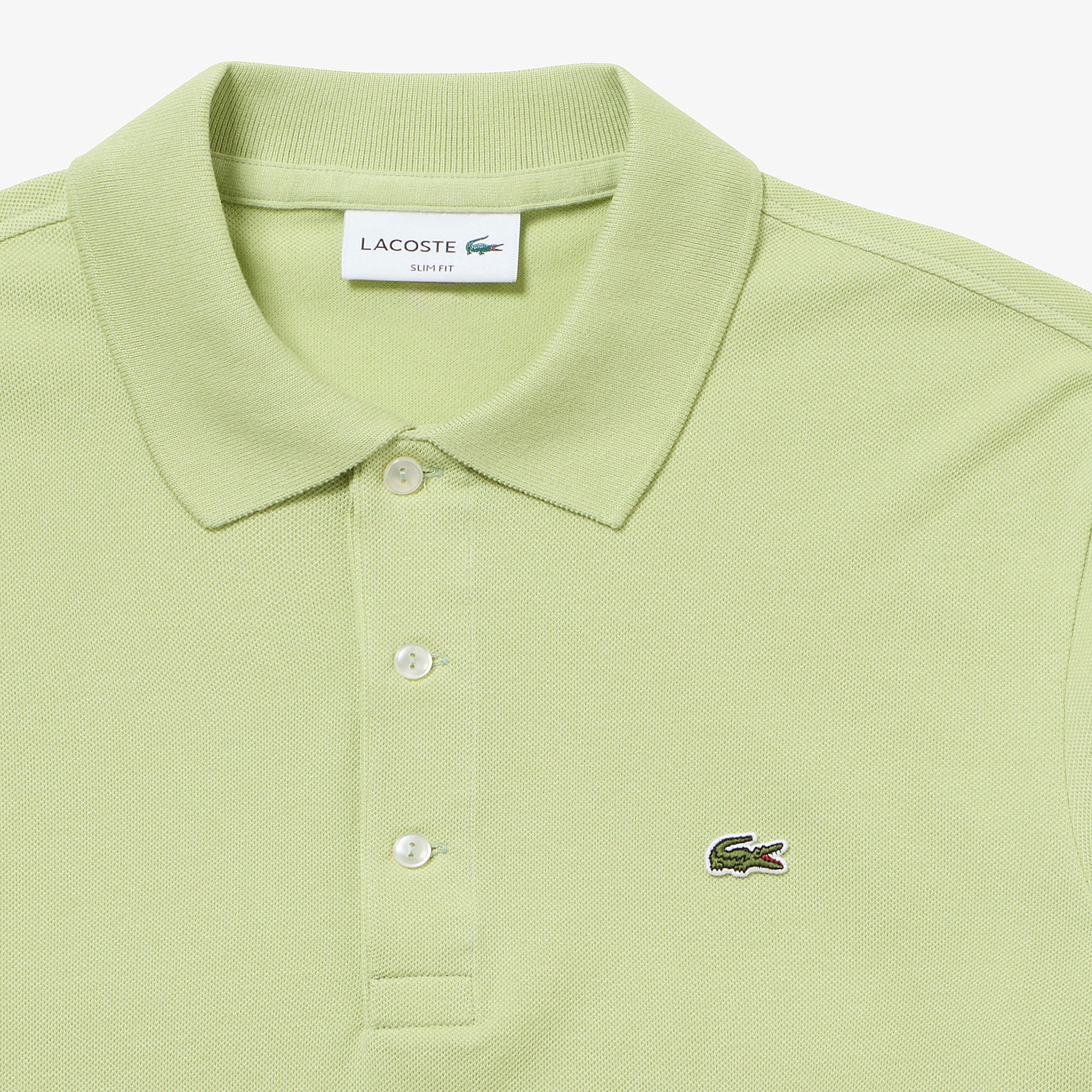 スリムフィットソリッドポロシャツ (半袖)