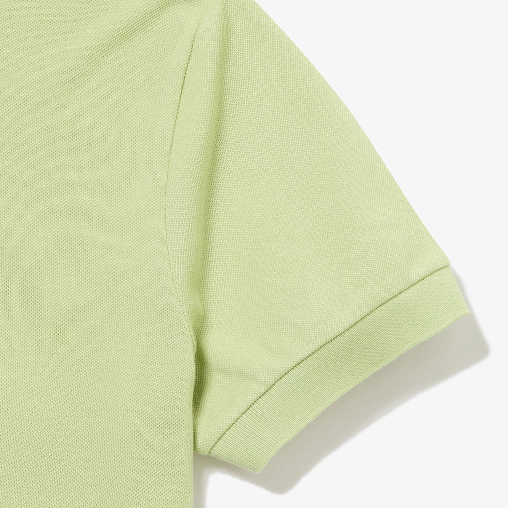 スリムフィットソリッドポロシャツ (半袖)