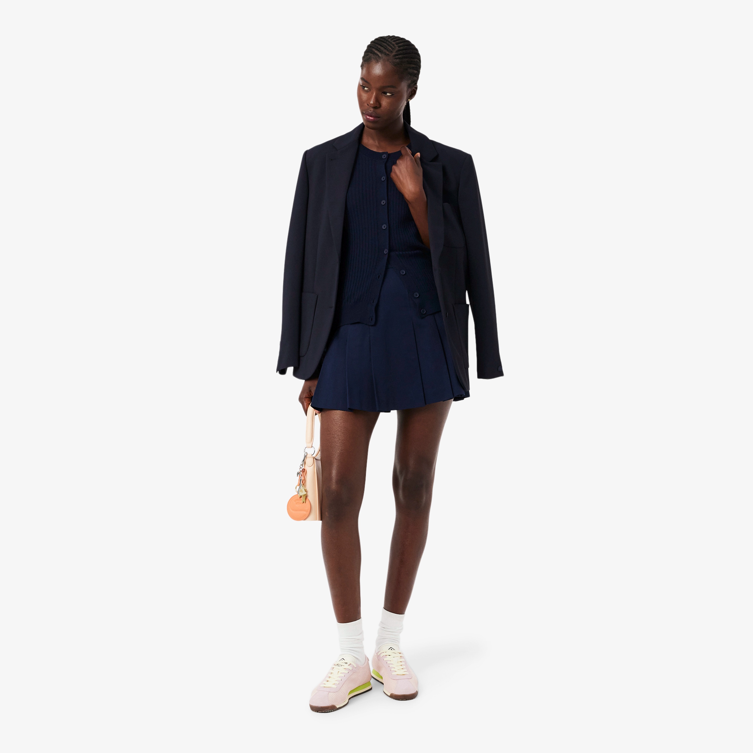 3Dニッティングメリノウールカーディガン