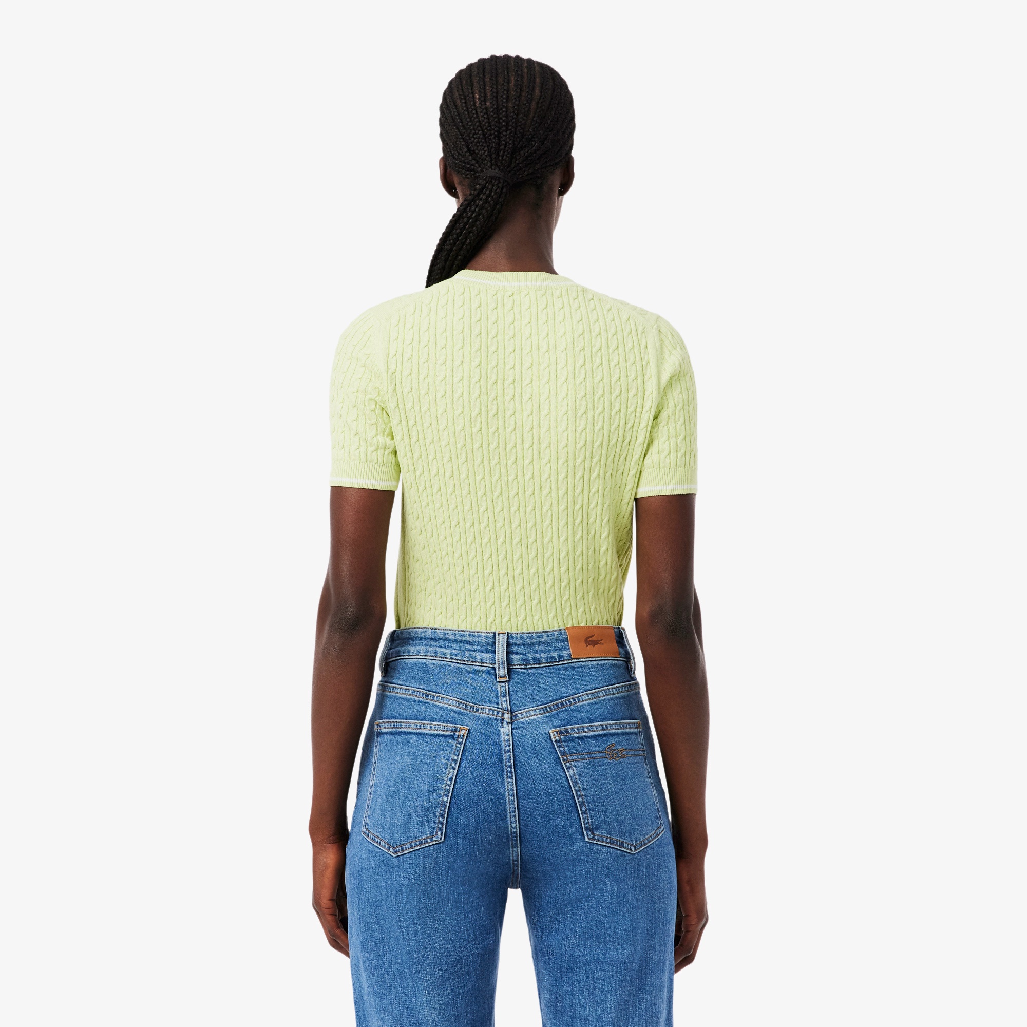 ケーブルニットTシャツ