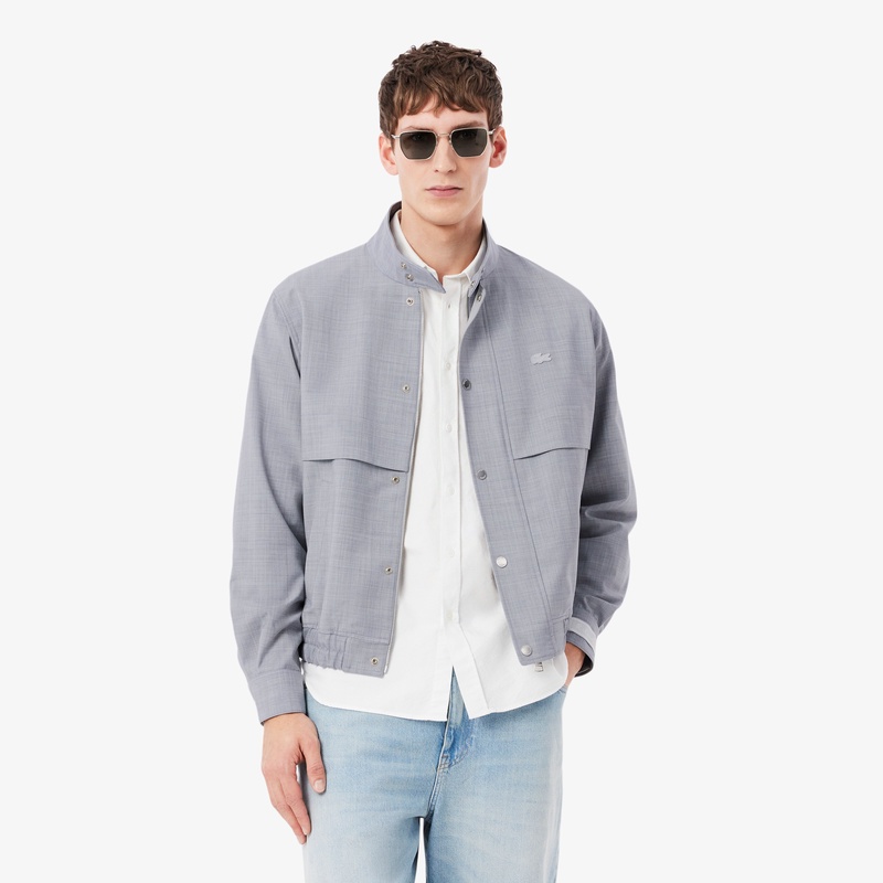 ウールブレンド ハリントンジャケット BH6267 - ラコステ（LACOSTE